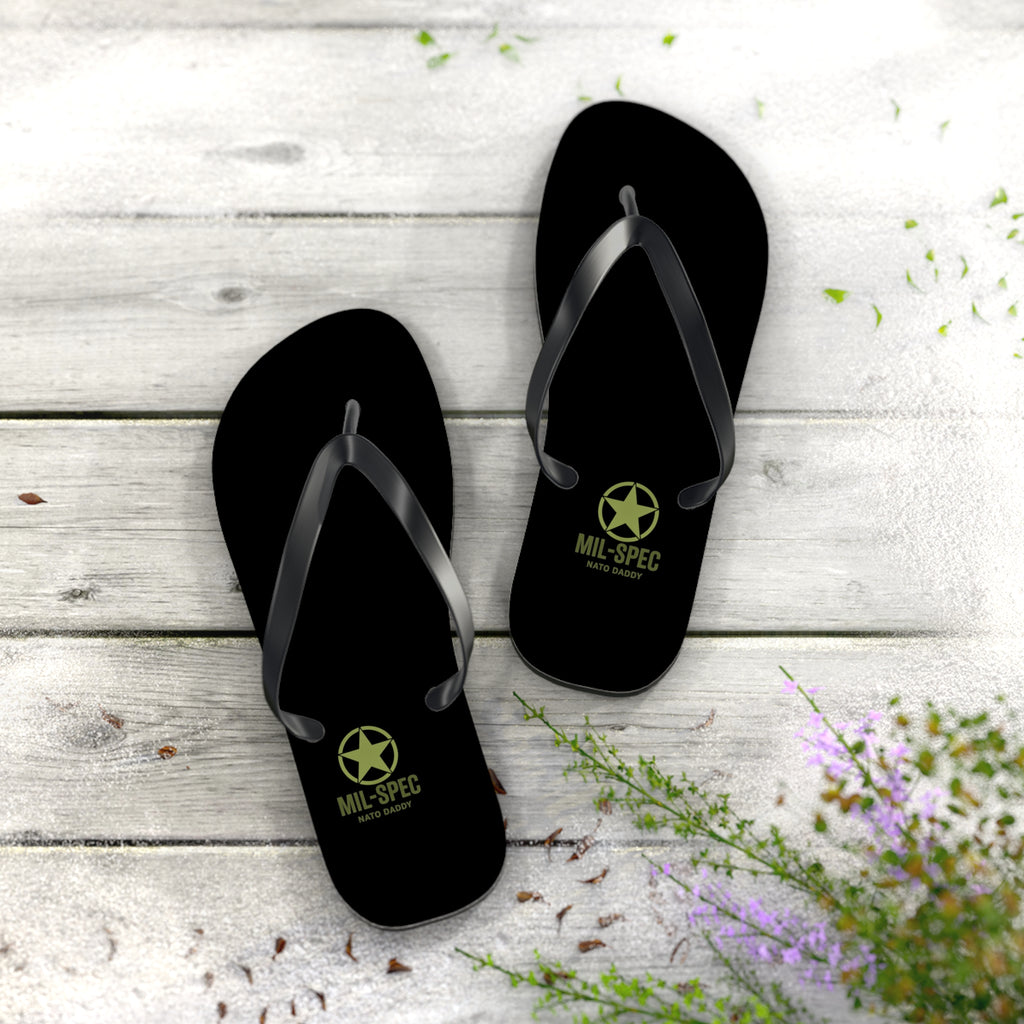 Men's Military-Inspired Flip Flops, Casual Beach Footwear, Outdoor Slippers, Summer Sandals, Customized Summer Style