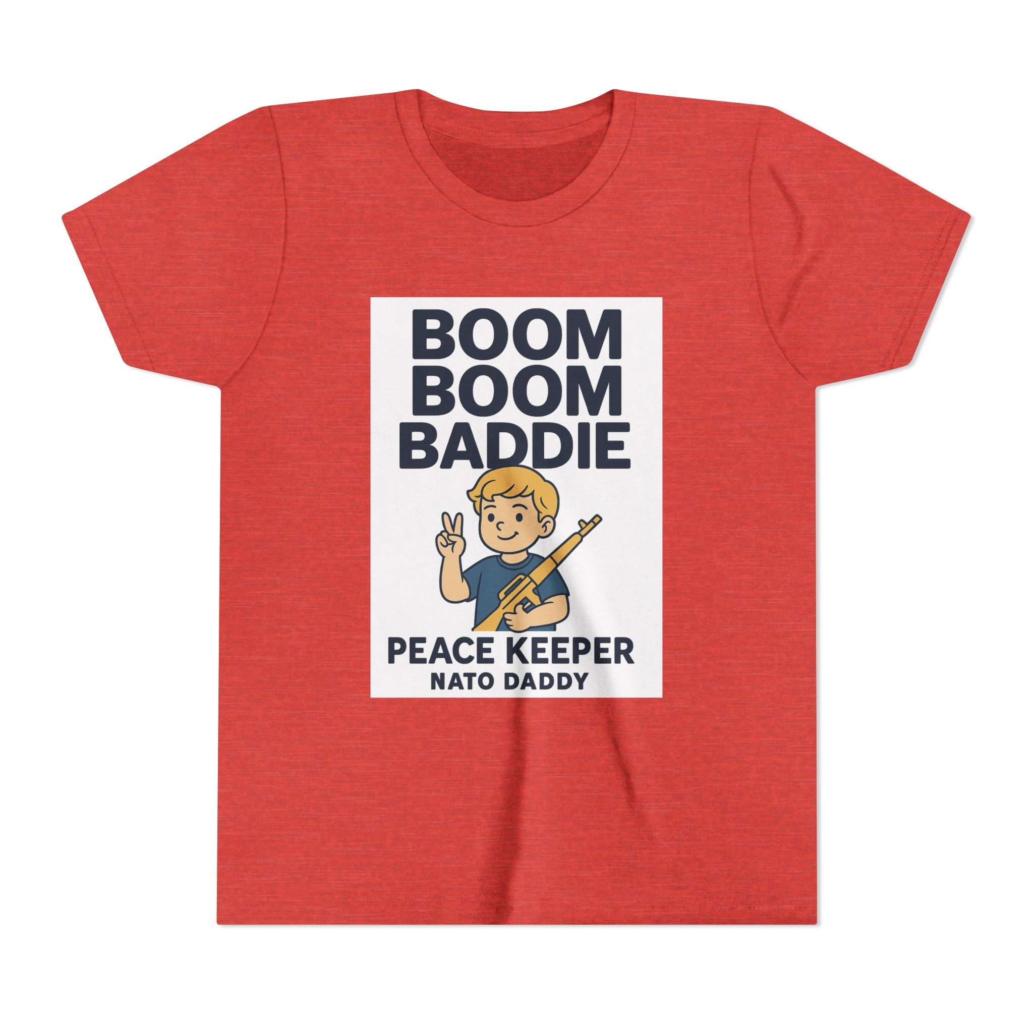 Youth Graphic Tee with Playful Design, Fun T-Shirt for Kids, Gift for Birthdays, Summer Vacations, or Everyday Wear