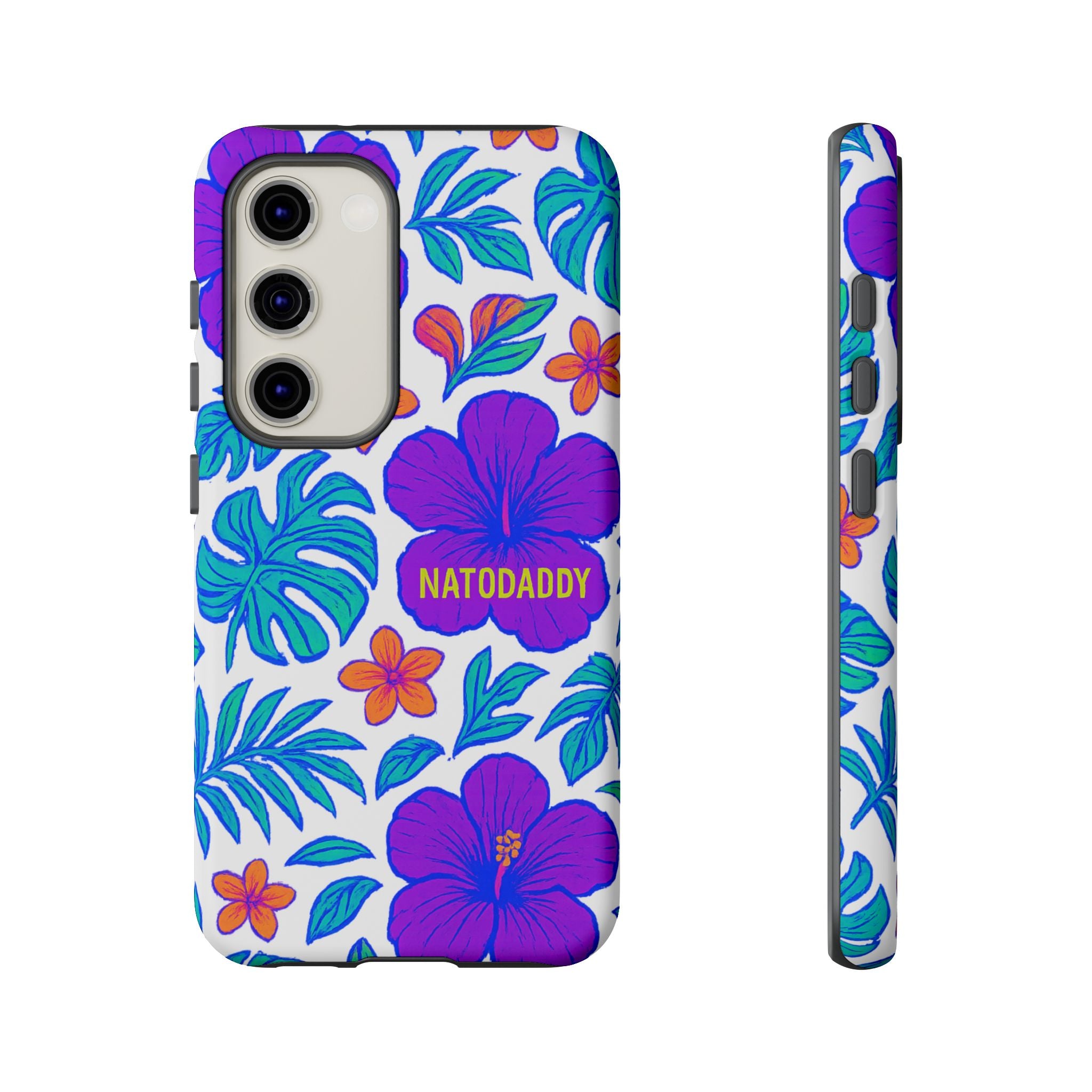 Tropical Phone Case | Tough Cases with Floral Design, Gift for Him/Her, Summer Vibe, Phone Accessory, Cute Design