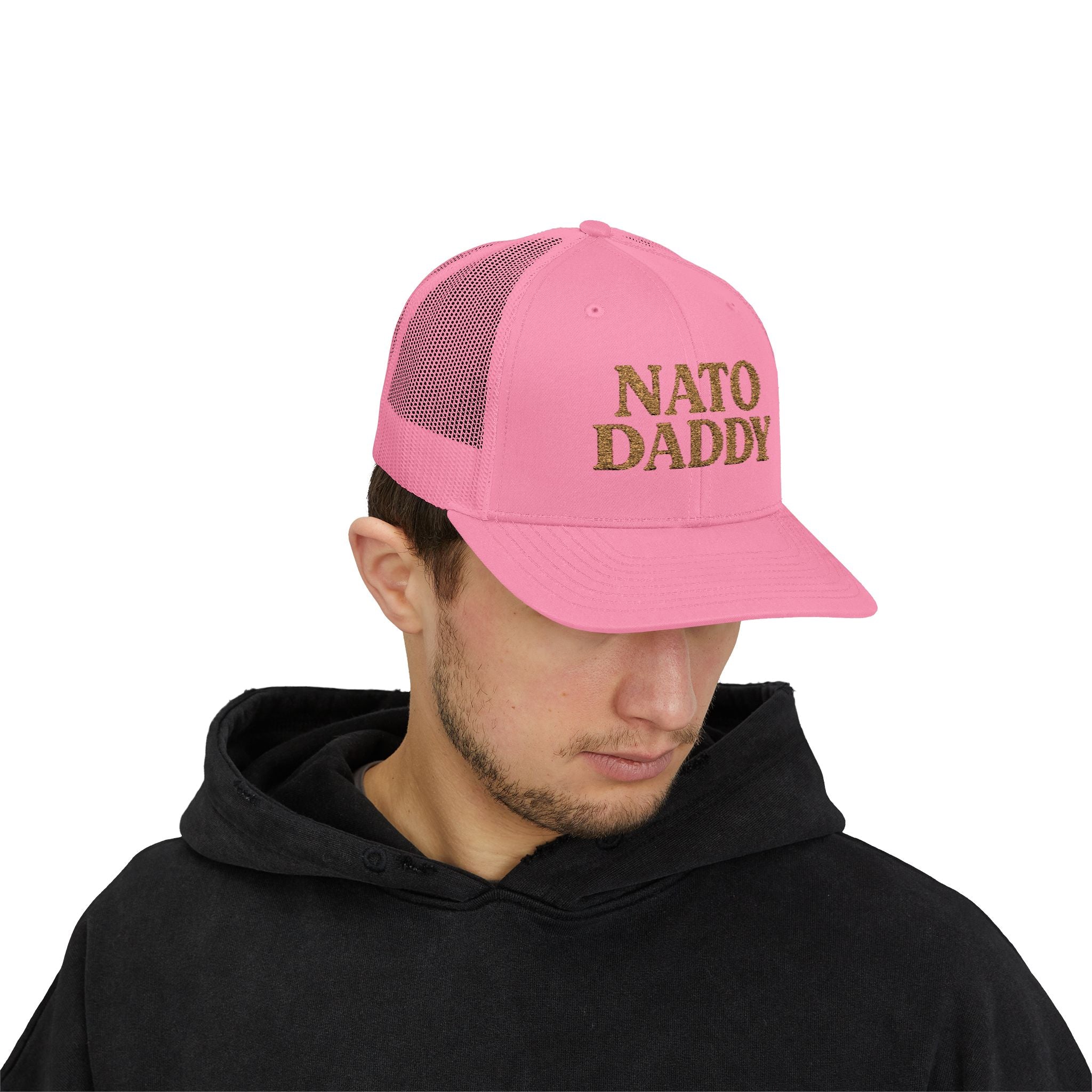 Nato Daddy Snapback Trucker Cap for Cool Dads - Trendy Gift, Summer Style, Casual Vibe, Father's Day, Outdoor Fun