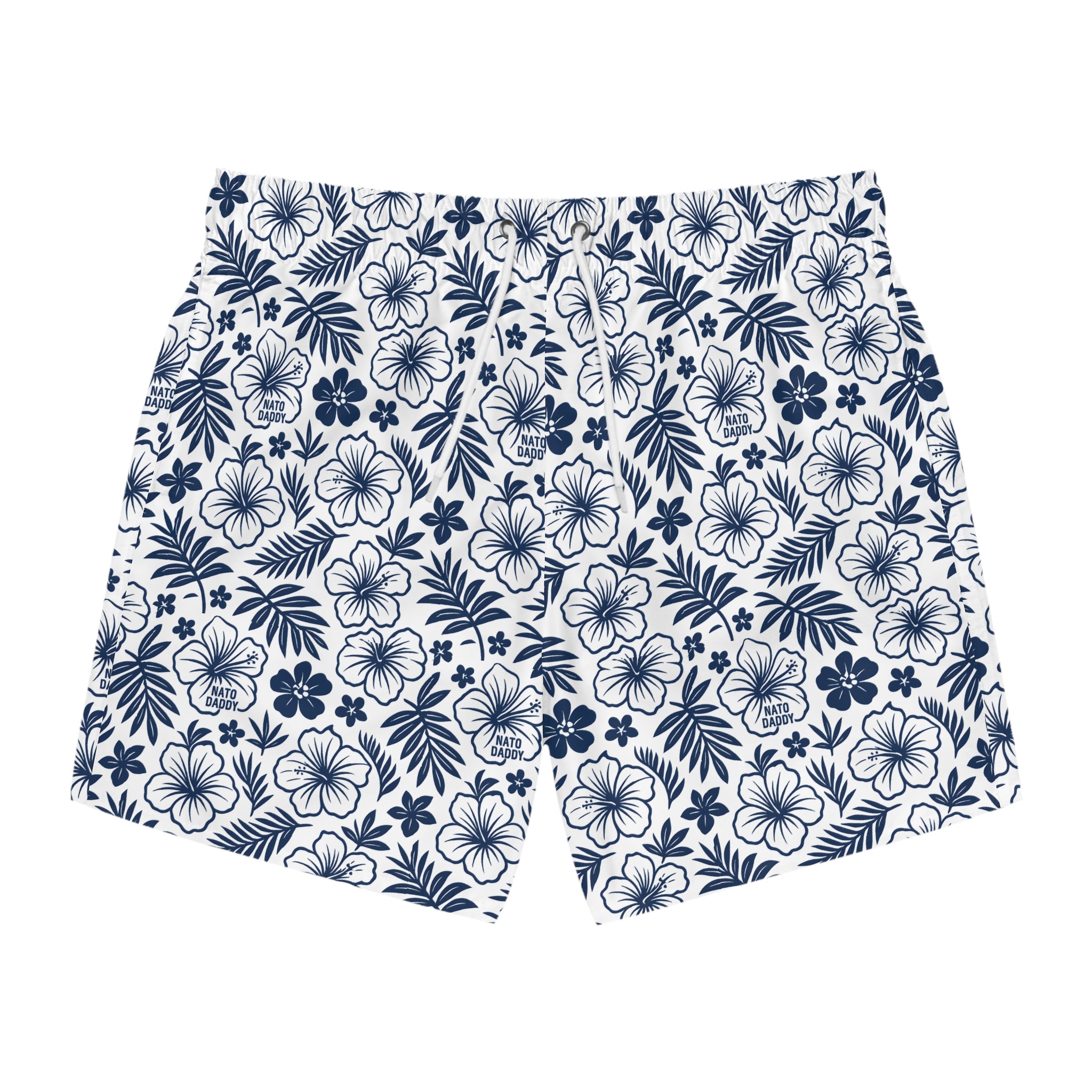 Tropical Print Swim Trunks - Fun Summer Beach Wear, Surf Shorts, Vacation Essentials, Pool Party Attire, Stylish Mens Swimwear