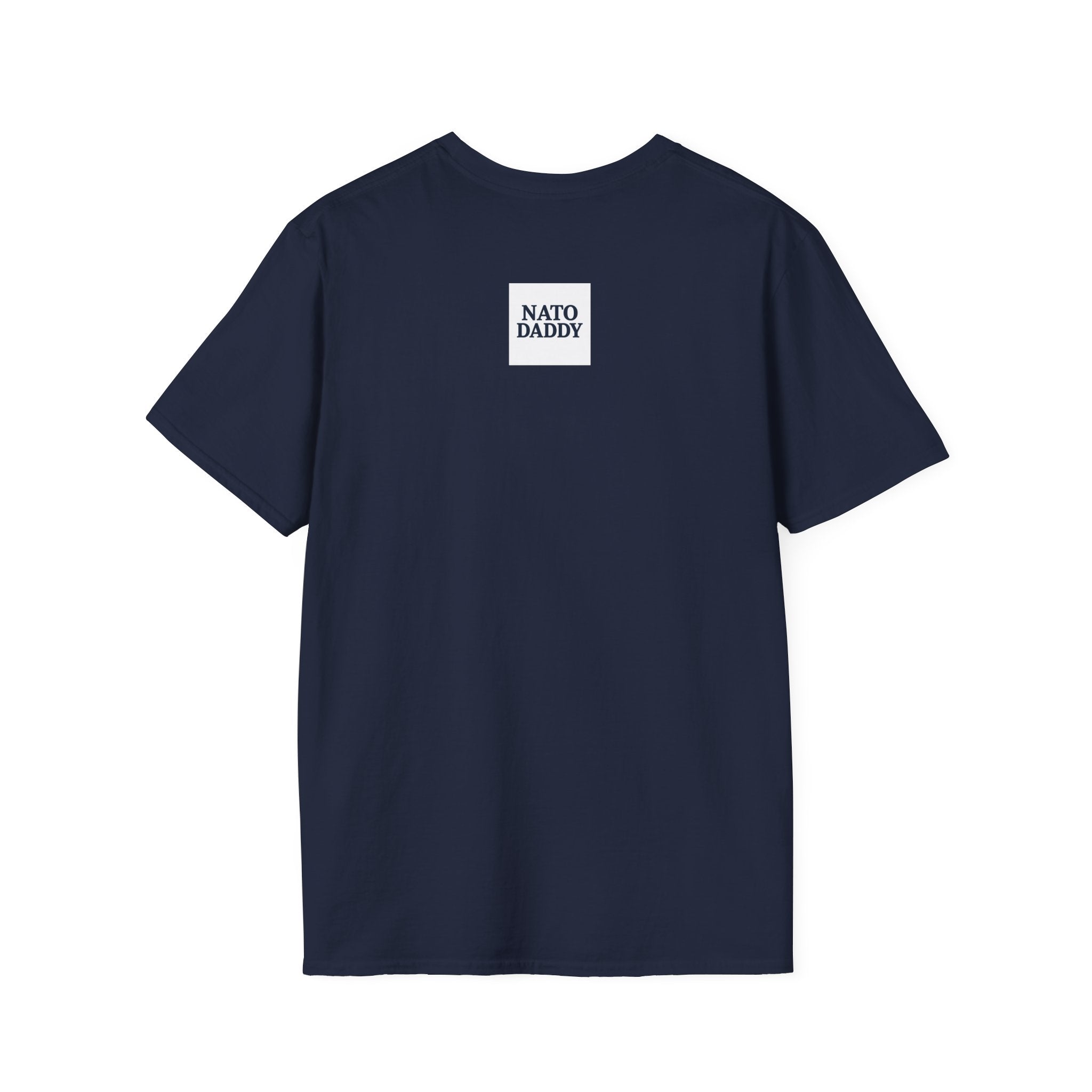 NATO Daddy T-Shirt for Dads, Cool Casual Wear, Unique Gift for Father's Day, Unisex Softstyle Tee, Camo Graphic Shirt