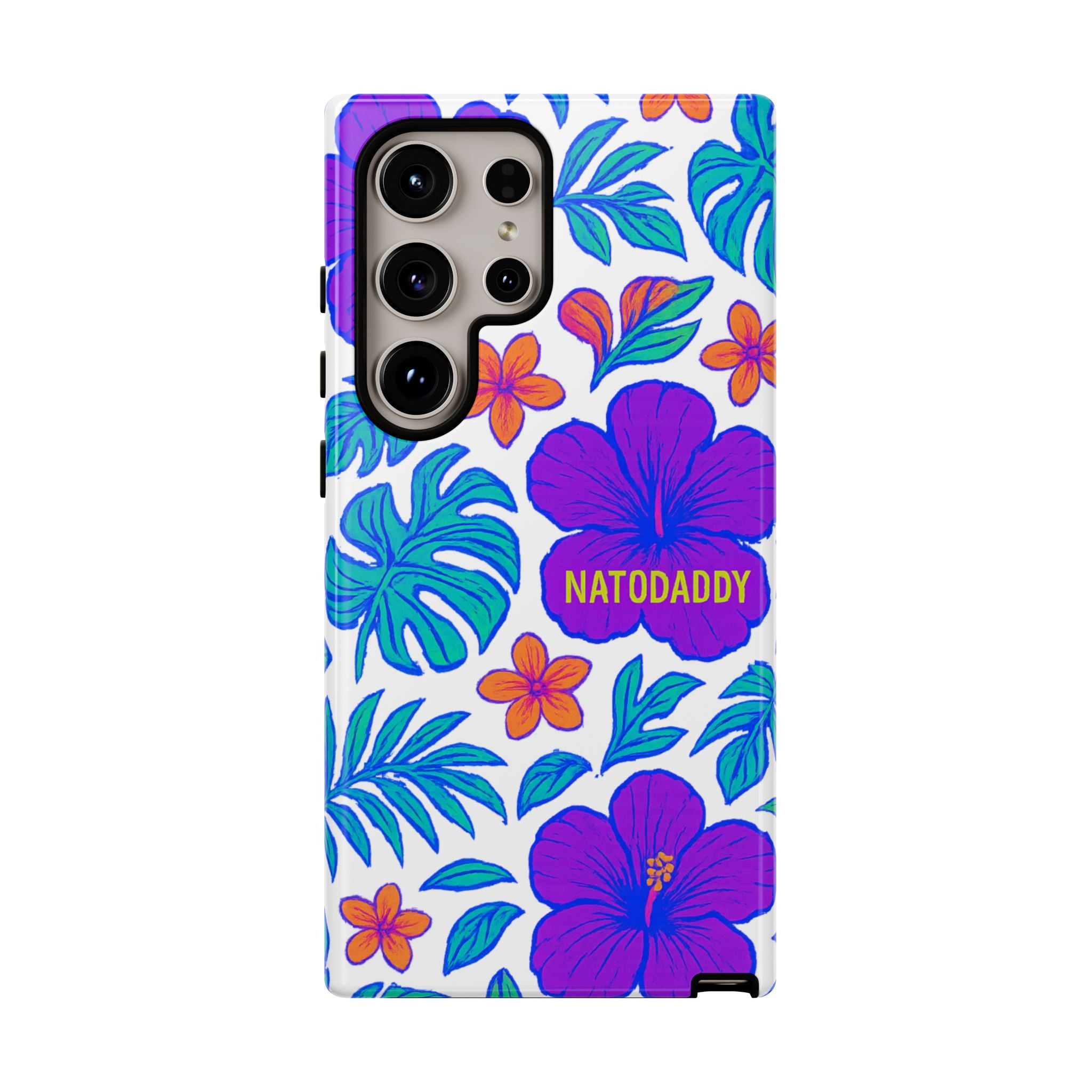Tropical Phone Case | Tough Cases with Floral Design, Gift for Him/Her, Summer Vibe, Phone Accessory, Cute Design