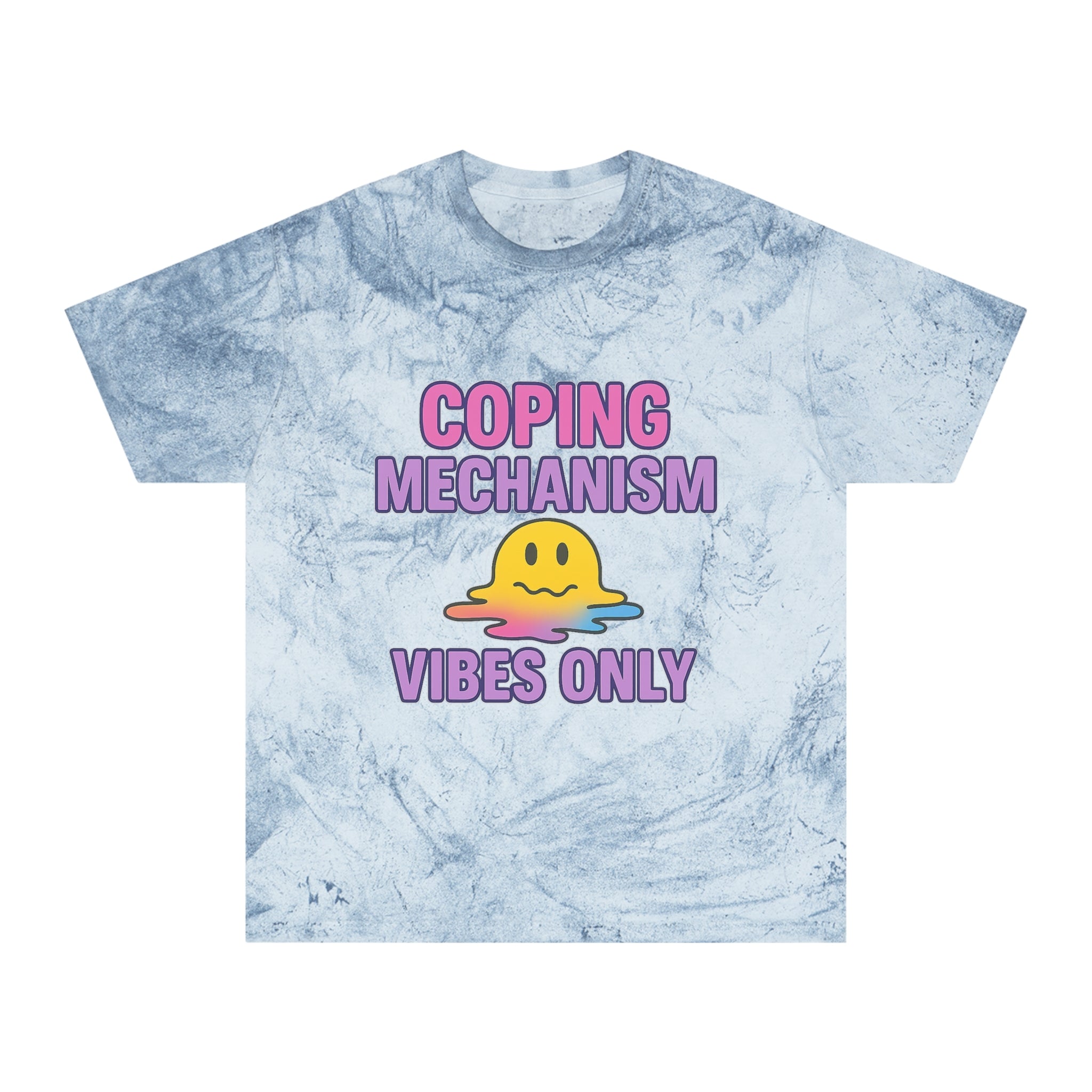 Colorful Coping Mechanism T-Shirt, Summer Casual Wear, Gift for Mental Health Awareness, Mood Boosting Apparel, Unisex Fashion
