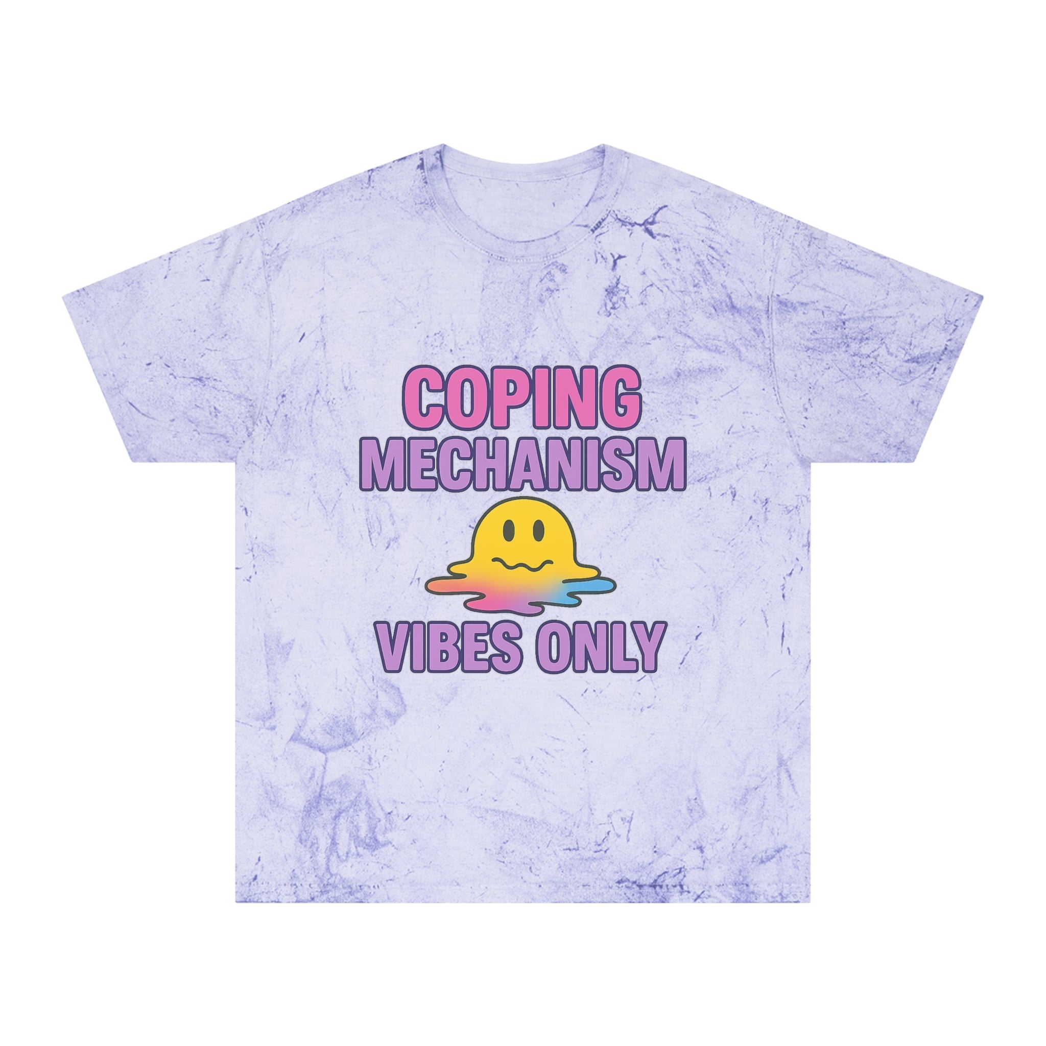 Colorful Coping Mechanism T-Shirt, Summer Casual Wear, Gift for Mental Health Awareness, Mood Boosting Apparel, Unisex Fashion