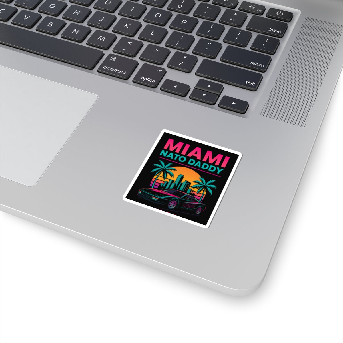 Retro Miami Stickers, Fun Car Decor, Summer Vibes, Perfect for Gifts, Laptop Accessories, Party Favors, Travel Mementos