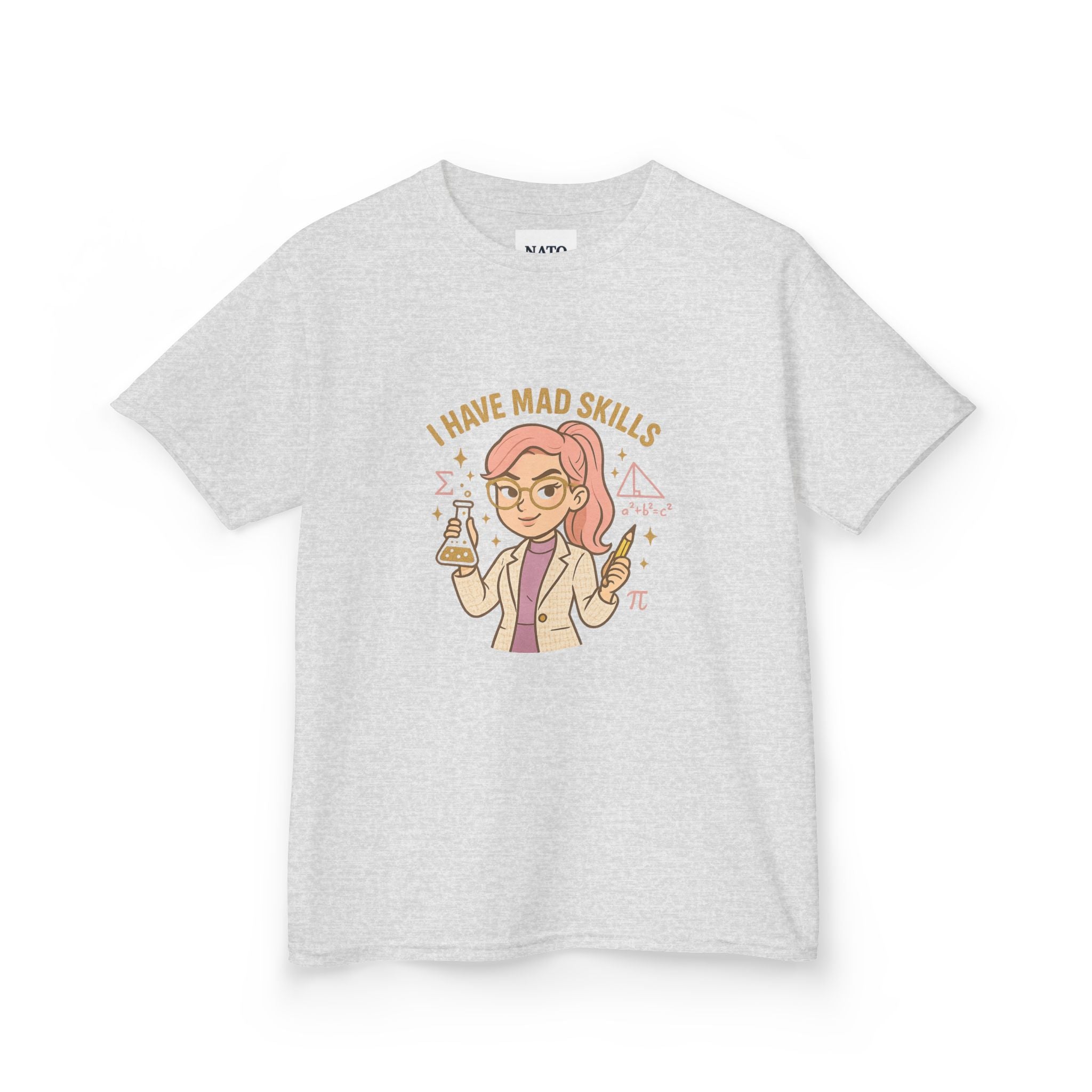 Kids Science Tee - 'I Have Mad Skills', Fun Kids Shirt for STEM Lovers, Perfect for School or Birthdays, Gift for Young Innovators, [...]