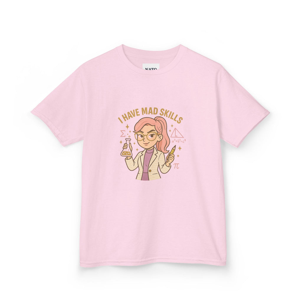 Kids Science Tee - 'I Have Mad Skills', Fun Kids Shirt for STEM Lovers, Perfect for School or Birthdays, Gift for Young Innovators, [...]