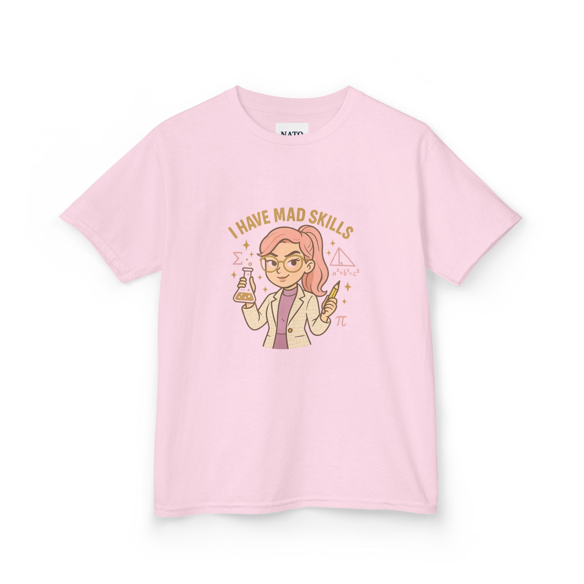 Kids Science Tee - 'I Have Mad Skills', Fun Kids Shirt for STEM Lovers, Perfect for School or Birthdays, Gift for Young Innovators, [...]