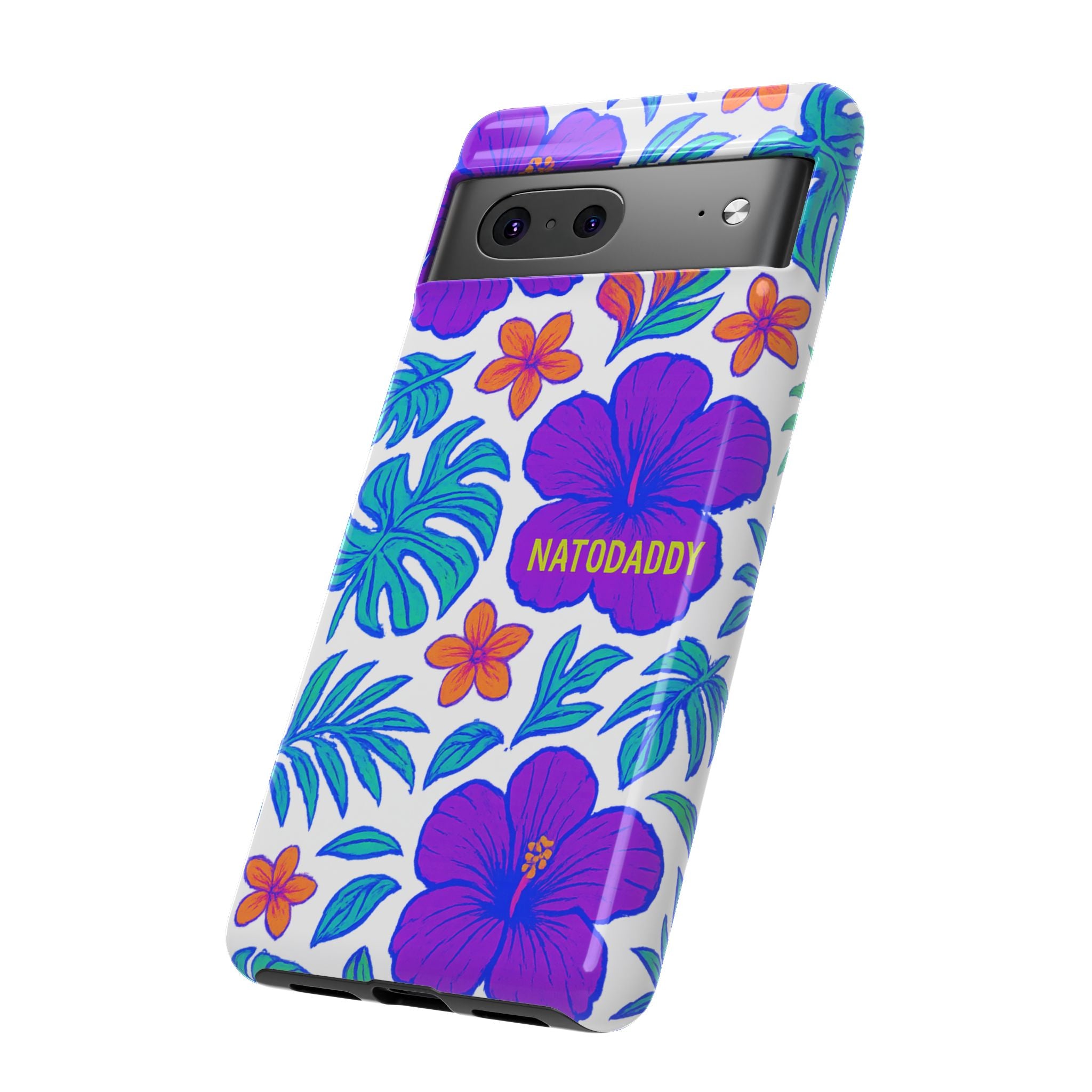 Tropical Phone Case | Tough Cases with Floral Design, Gift for Him/Her, Summer Vibe, Phone Accessory, Cute Design