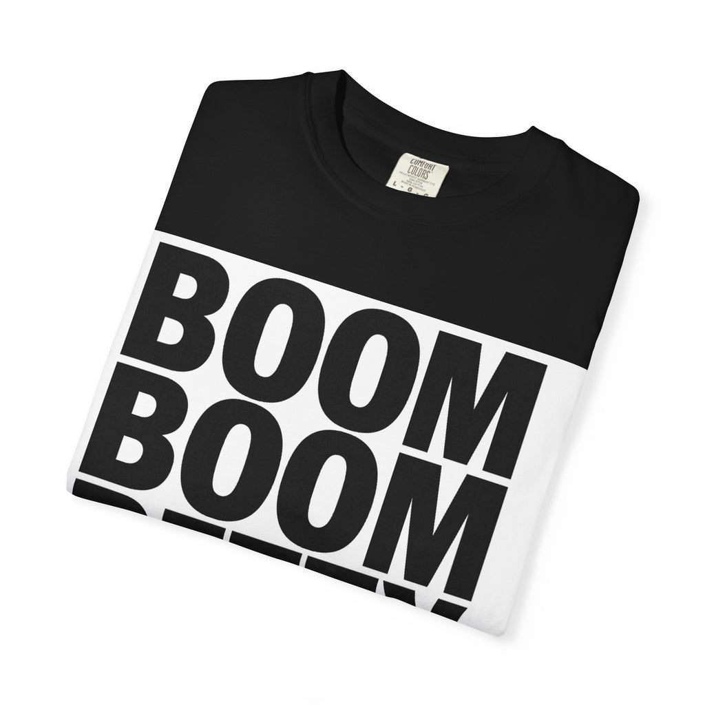Boom Boom Betty Unisex Garment-Dyed T-shirt, Casual Tee, Cool Graphic Tee, Gift for Her, Trendy Streetwear