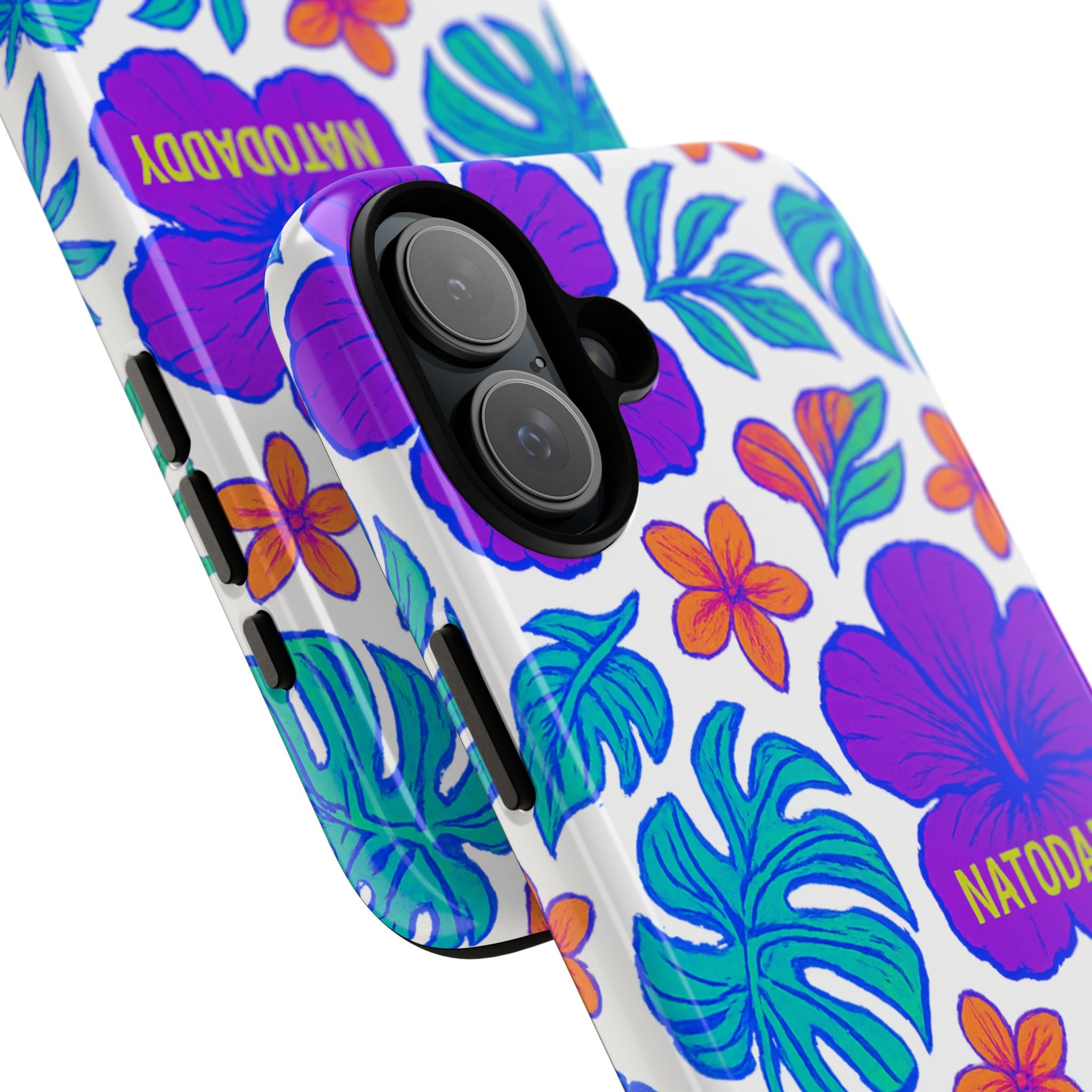 Tropical Phone Case | Tough Cases with Floral Design, Gift for Him/Her, Summer Vibe, Phone Accessory, Cute Design