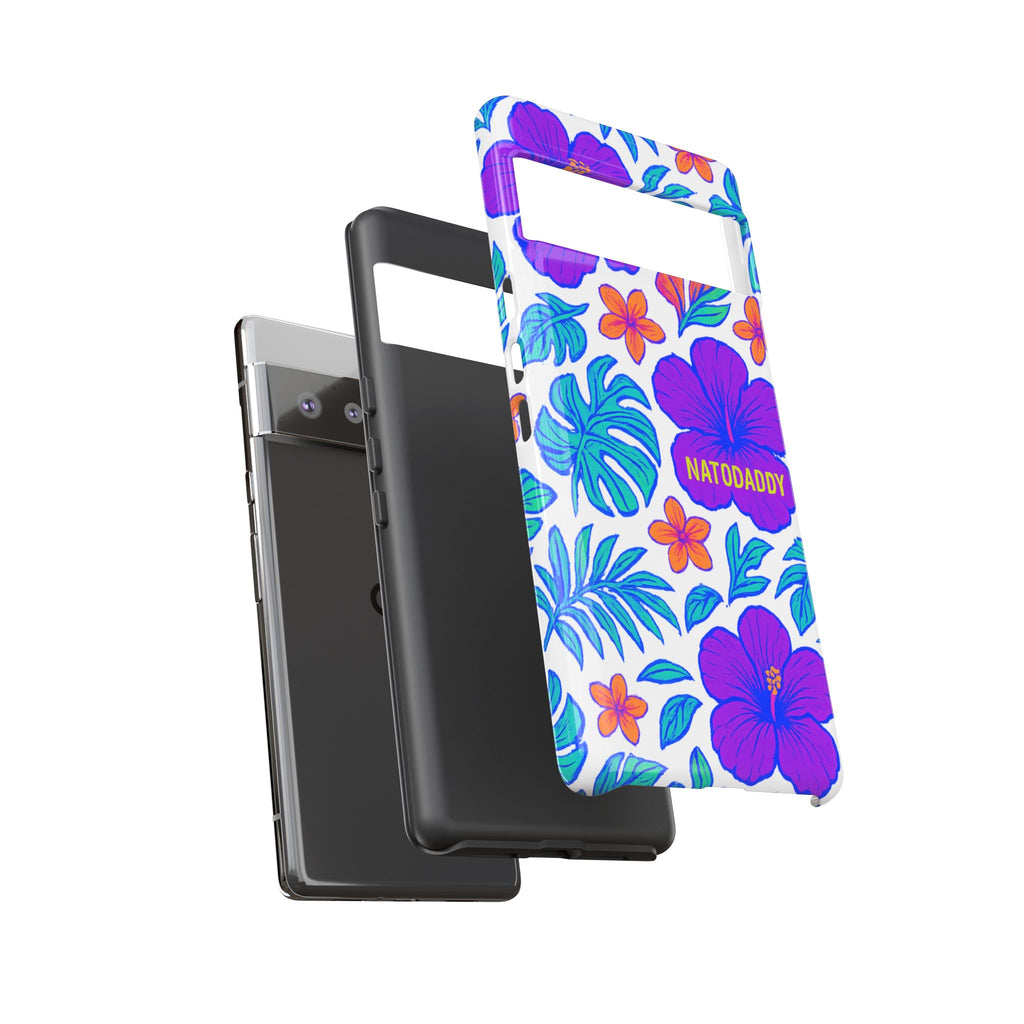 Tropical Phone Case | Tough Cases with Floral Design, Gift for Him/Her, Summer Vibe, Phone Accessory, Cute Design