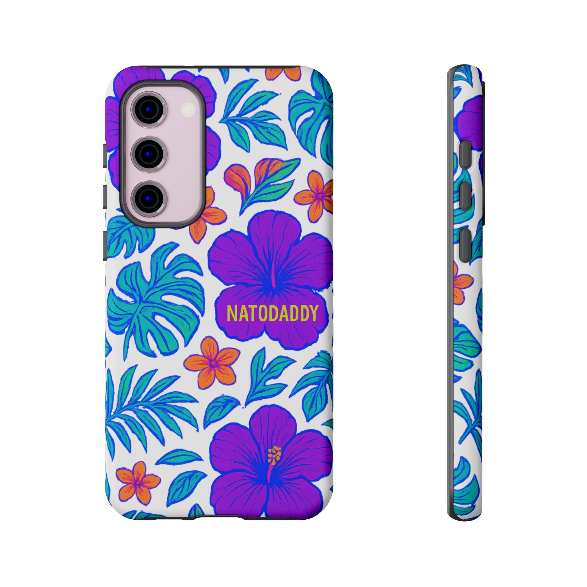 Tropical Phone Case | Tough Cases with Floral Design, Gift for Him/Her, Summer Vibe, Phone Accessory, Cute Design