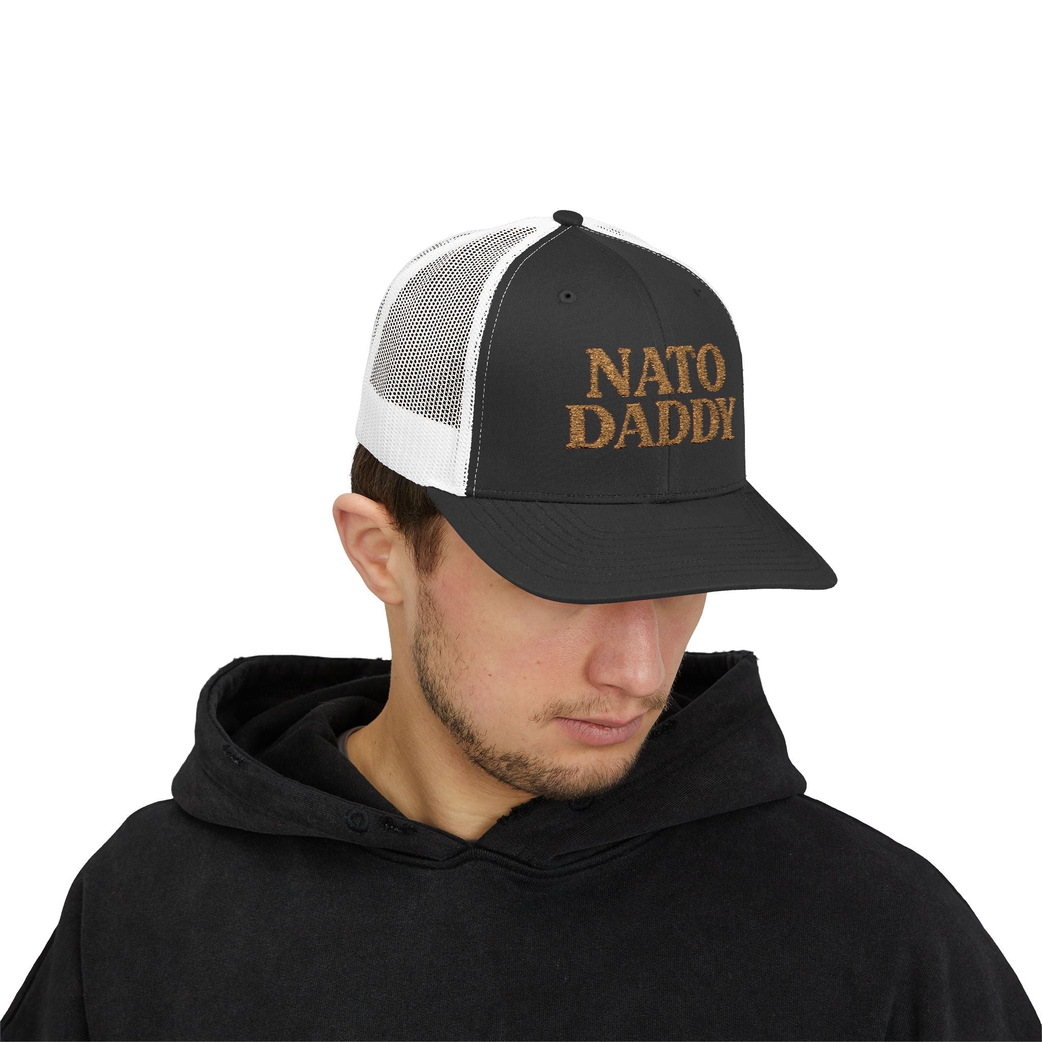 Nato Daddy Snapback Trucker Cap for Cool Dads - Trendy Gift, Summer Style, Casual Vibe, Father's Day, Outdoor Fun