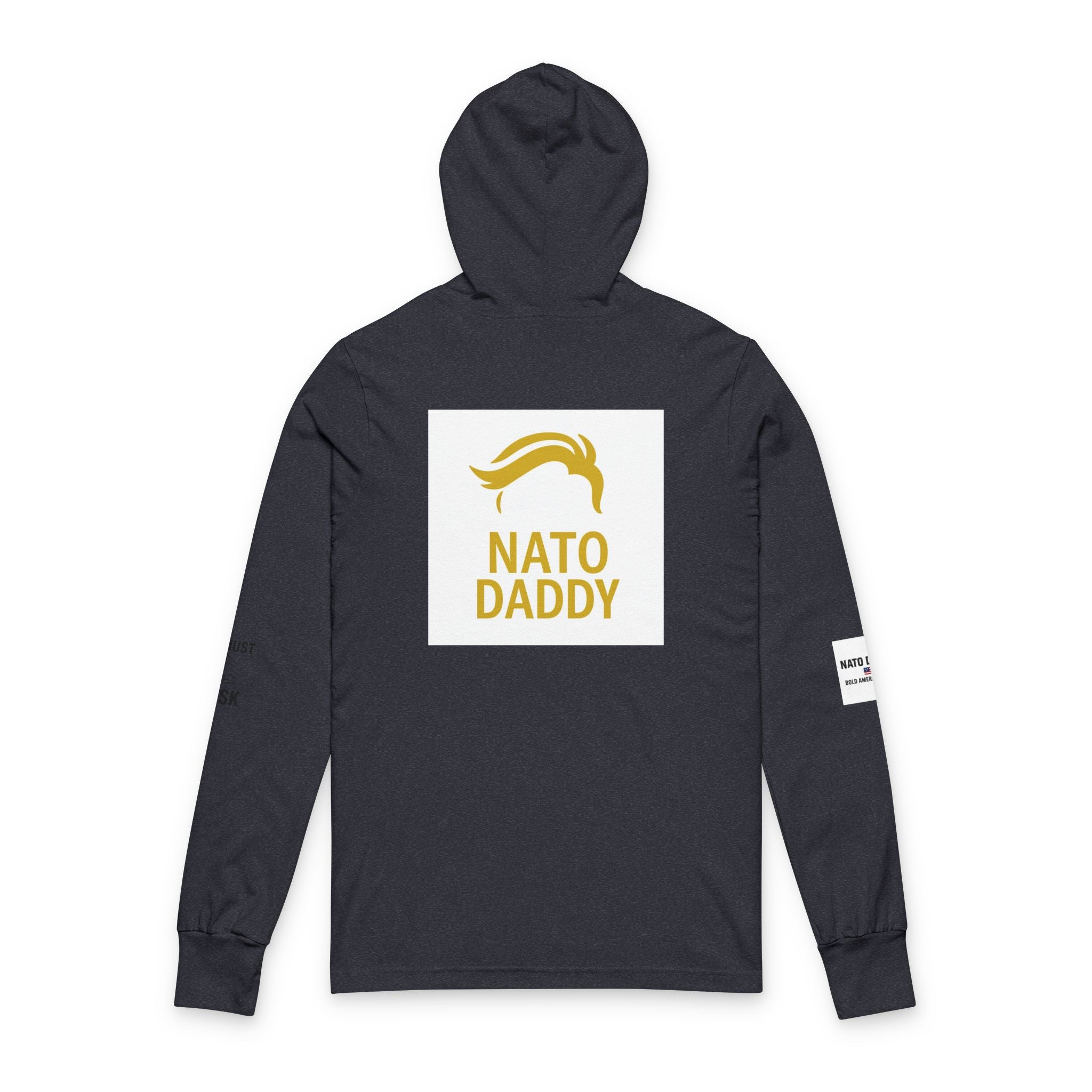 Nato Daddy Hoodie: Unisex Long Sleeve Tee, Fun Gift for Dads, Casual Wear, Father's Day, Family Events, Graphic Tee