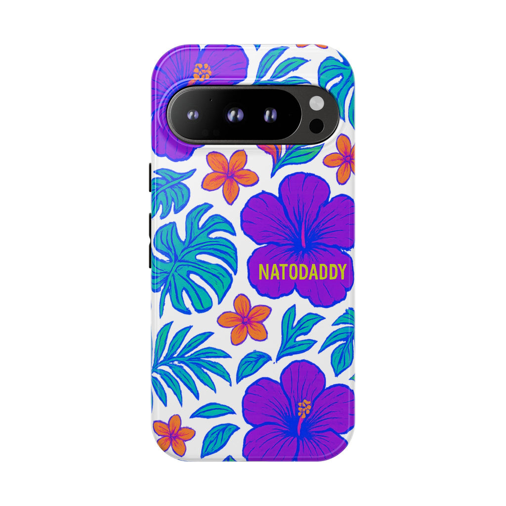 Tropical Phone Case | Tough Cases with Floral Design, Gift for Him/Her, Summer Vibe, Phone Accessory, Cute Design