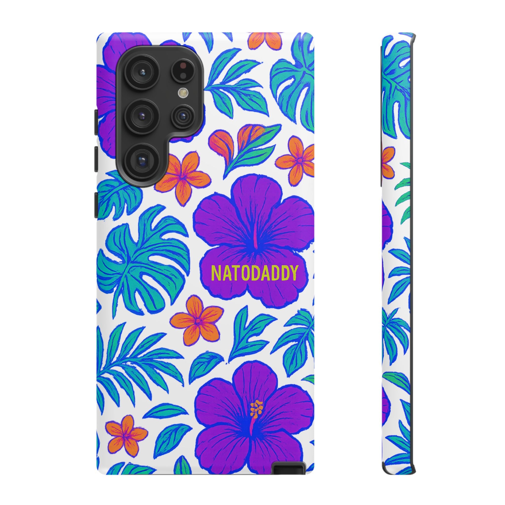 Tropical Phone Case | Tough Cases with Floral Design, Gift for Him/Her, Summer Vibe, Phone Accessory, Cute Design