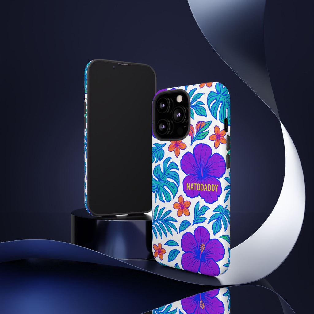 Tropical Phone Case | Tough Cases with Floral Design, Gift for Him/Her, Summer Vibe, Phone Accessory, Cute Design
