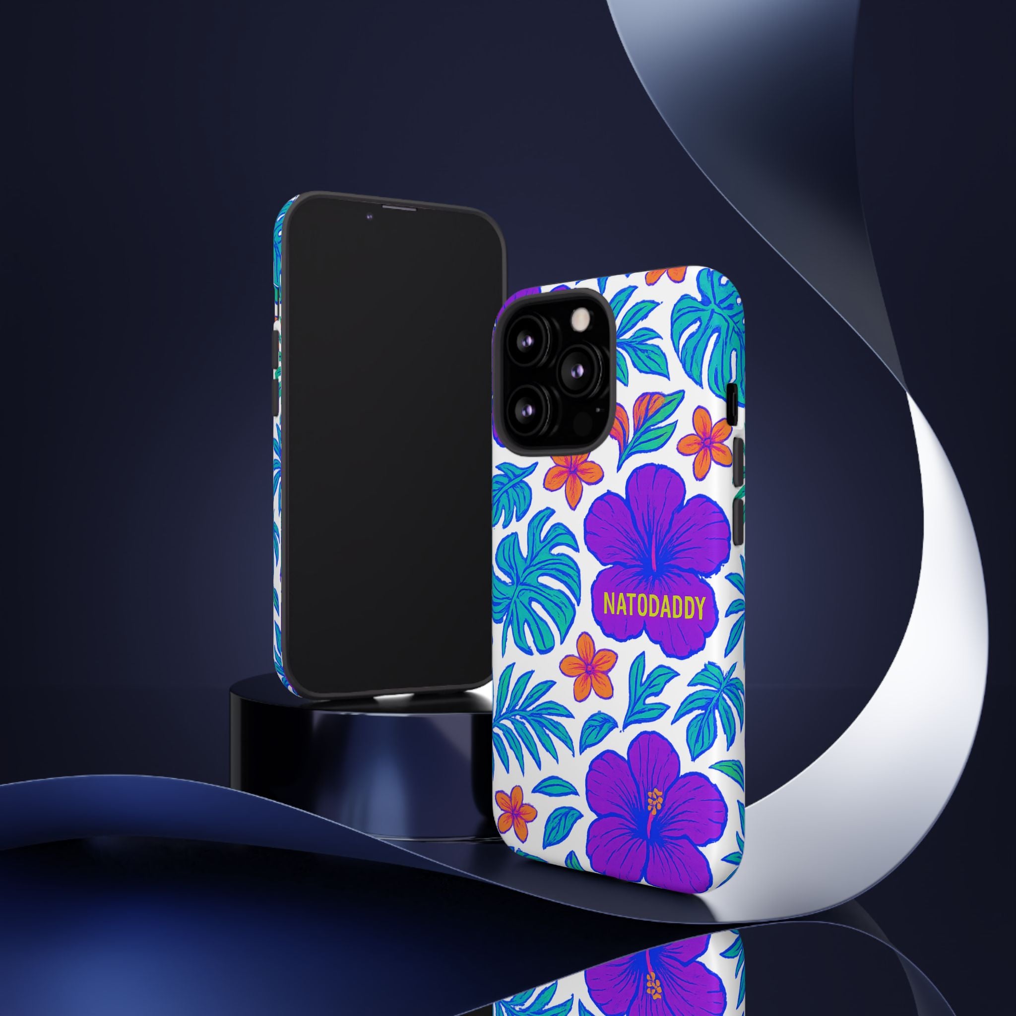 Tropical Phone Case | Tough Cases with Floral Design, Gift for Him/Her, Summer Vibe, Phone Accessory, Cute Design