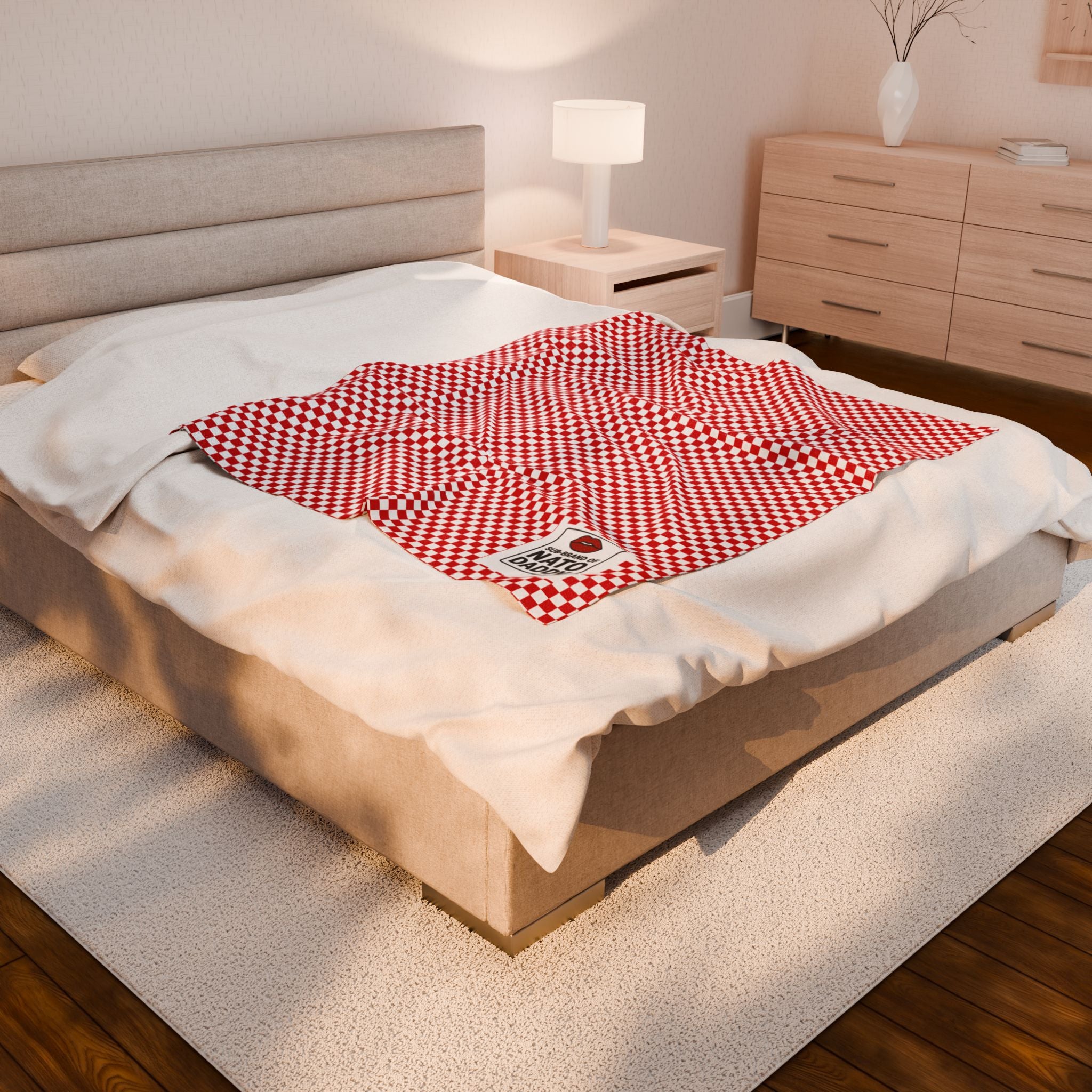Cozy Velveteen Plush Blanket - Perfect for Home Decor, Gift, Snuggling, Cozy Nights, Picnics and More!