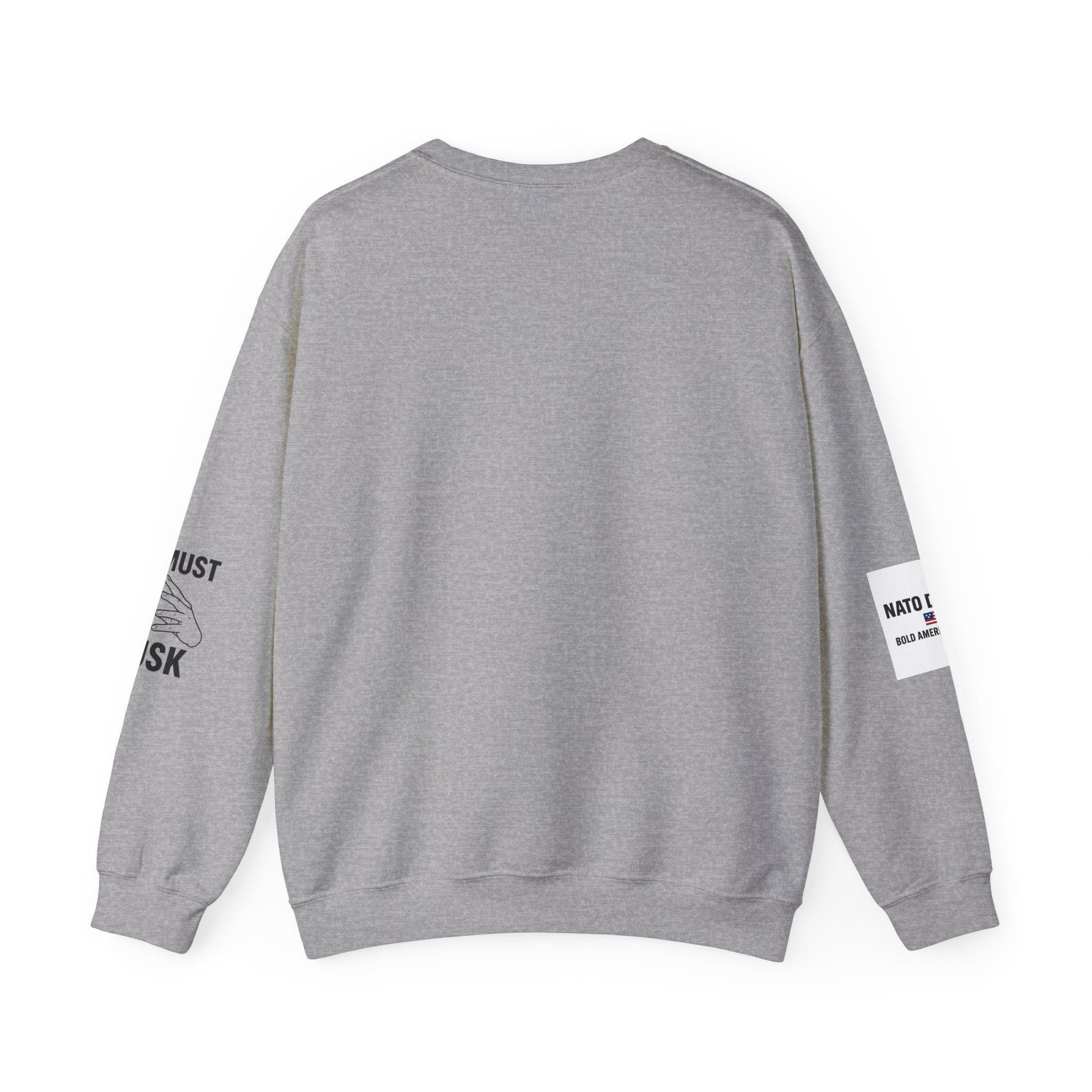 NATODADDY Humor Crewneck Sweatshirt, Unisex Sweatshirt, Funny Gift for Dads, Dad Humor Apparel, Casual Wear for Holidays