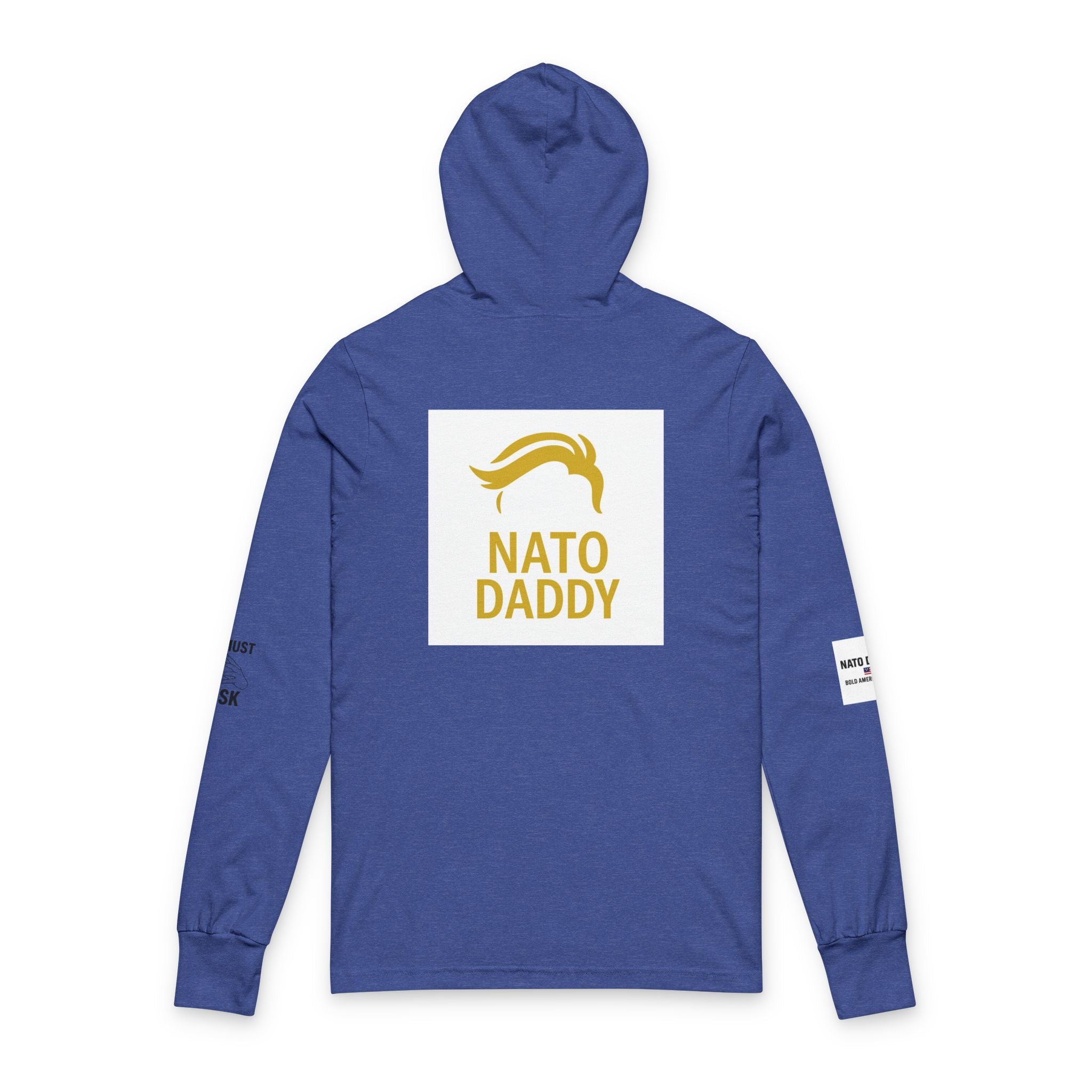 Nato Daddy Hoodie: Unisex Long Sleeve Tee, Fun Gift for Dads, Casual Wear, Father's Day, Family Events, Graphic Tee