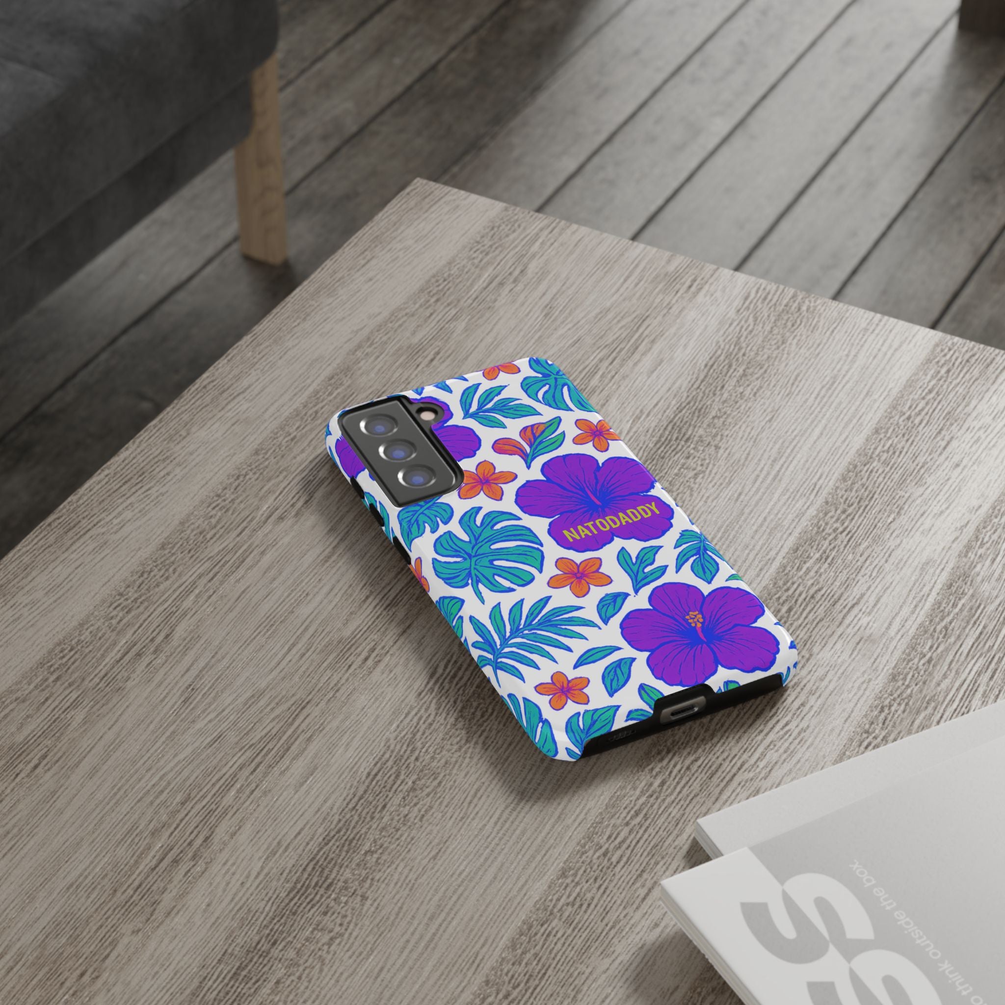 Tropical Phone Case | Tough Cases with Floral Design, Gift for Him/Her, Summer Vibe, Phone Accessory, Cute Design