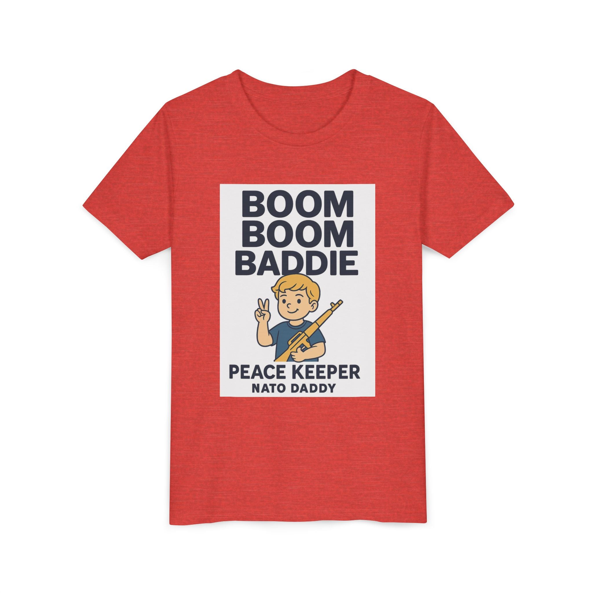 Youth Graphic Tee with Playful Design, Fun T-Shirt for Kids, Gift for Birthdays, Summer Vacations, or Everyday Wear