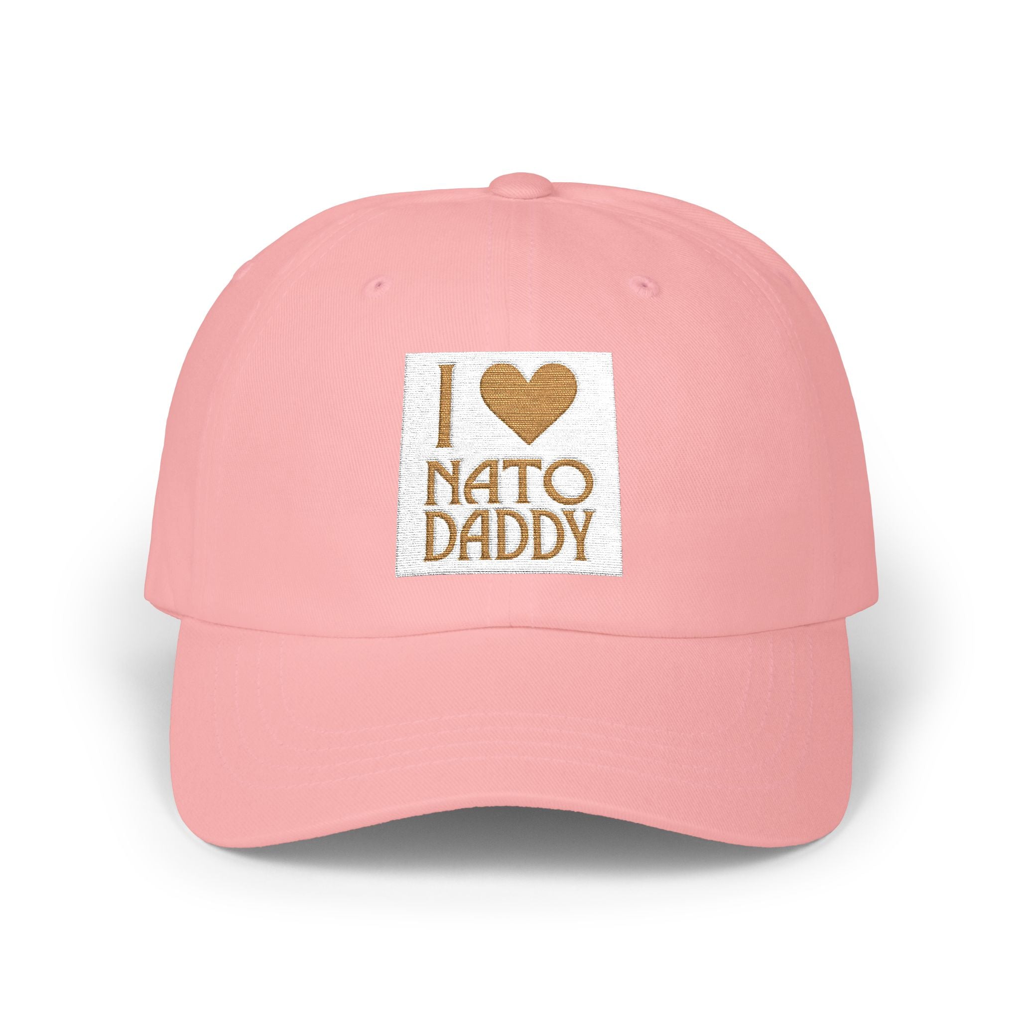 I Love NATO Daddy Cap, Classic Dad Cap, Father's Day Gift, Casual Dad Hat, Summer Accessory, Gift for Dad
