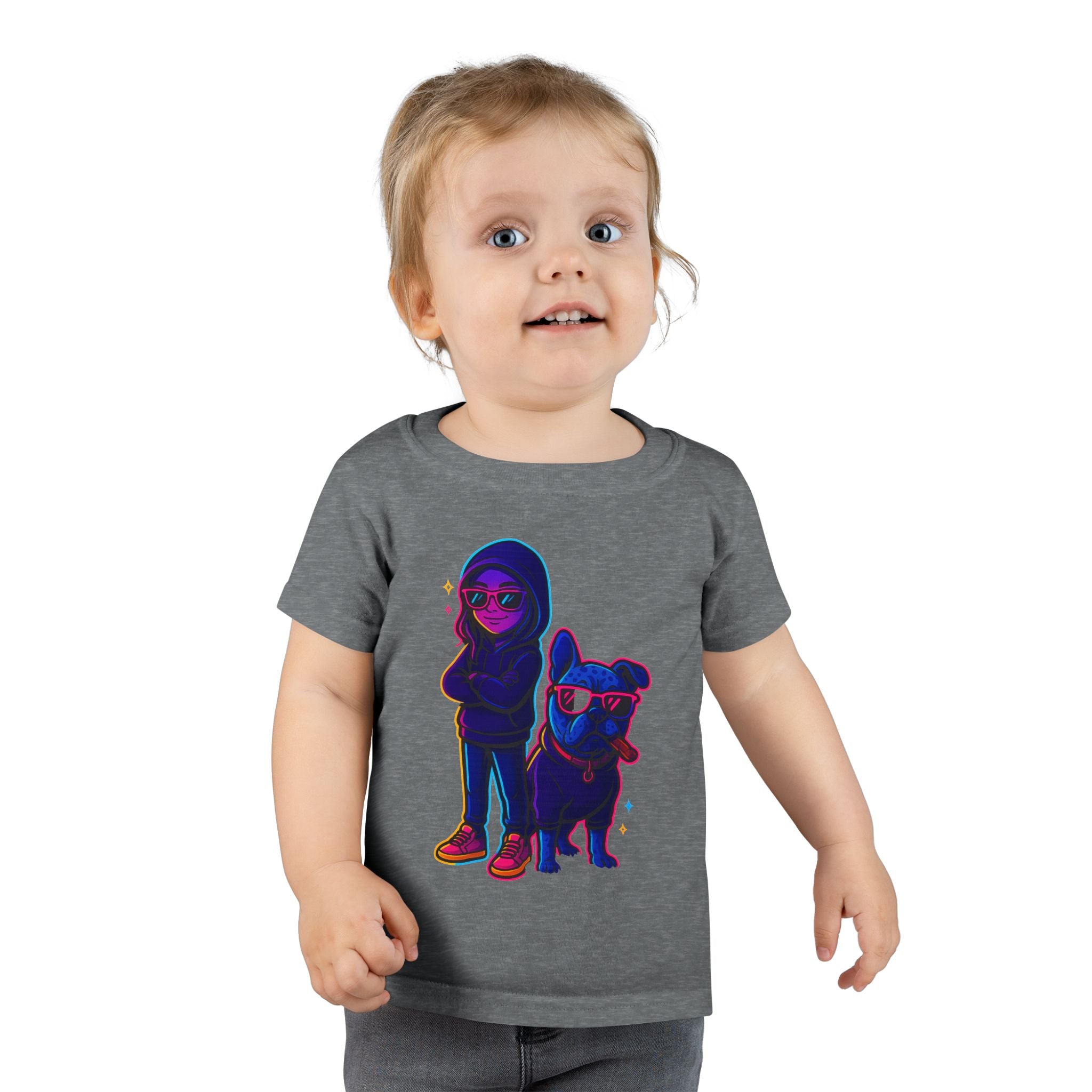 Cool Kids' Toddler T-Shirt with Fun Graphic, Bright Yellow Tee for Playful Outfits, Gifts for Boys and Girls, Summer Wardrobe Must-Have