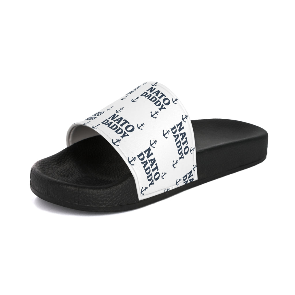 Stylish Men's Slide Sandals for Summer, Perfect for Relaxation, Beach Days, Gifts for Dads and Grads, Nautical Vibe, Casual Footwear