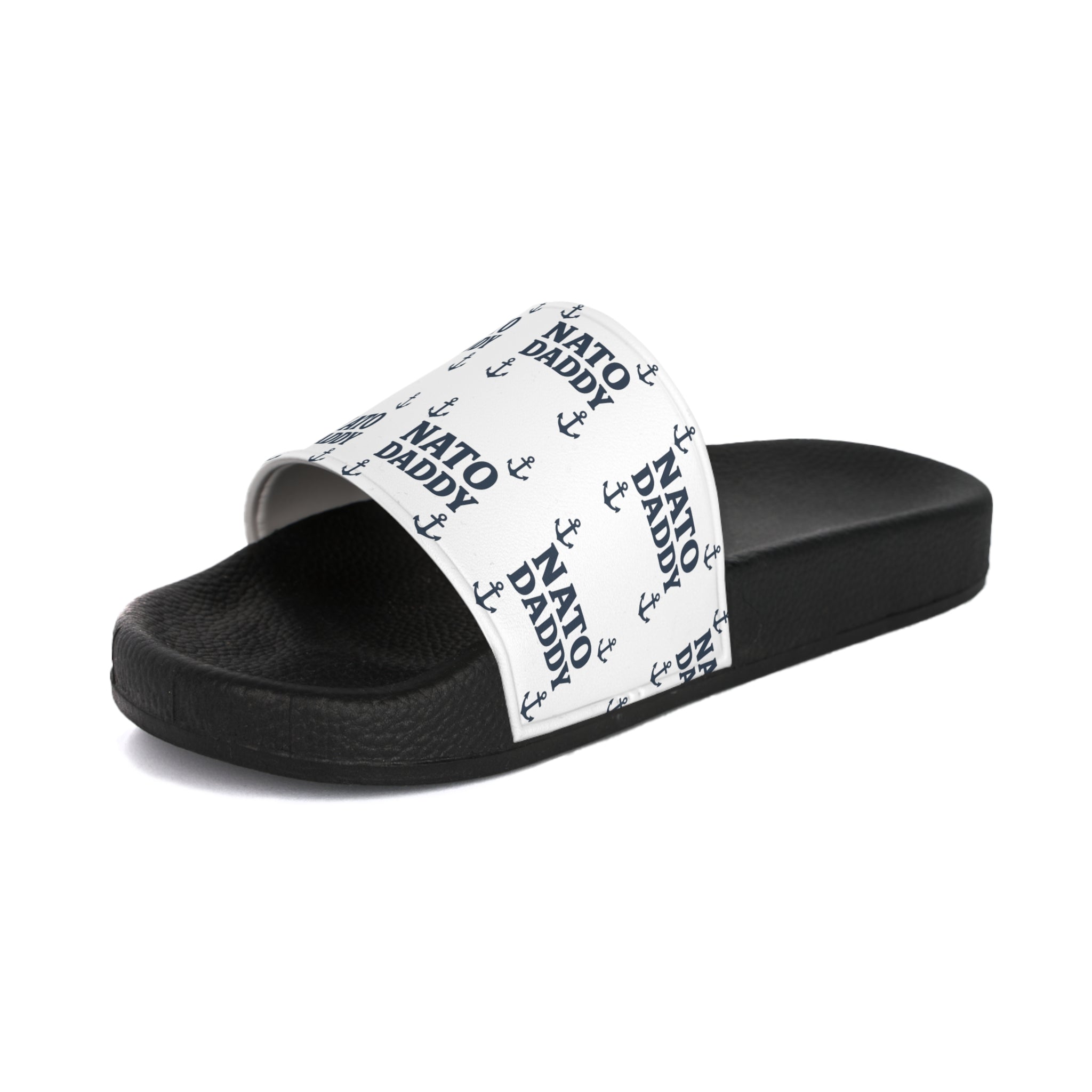 Stylish Men's Slide Sandals for Summer, Perfect for Relaxation, Beach Days, Gifts for Dads and Grads, Nautical Vibe, Casual Footwear