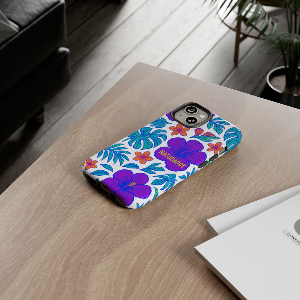 Tropical Phone Case | Tough Cases with Floral Design, Gift for Him/Her, Summer Vibe, Phone Accessory, Cute Design