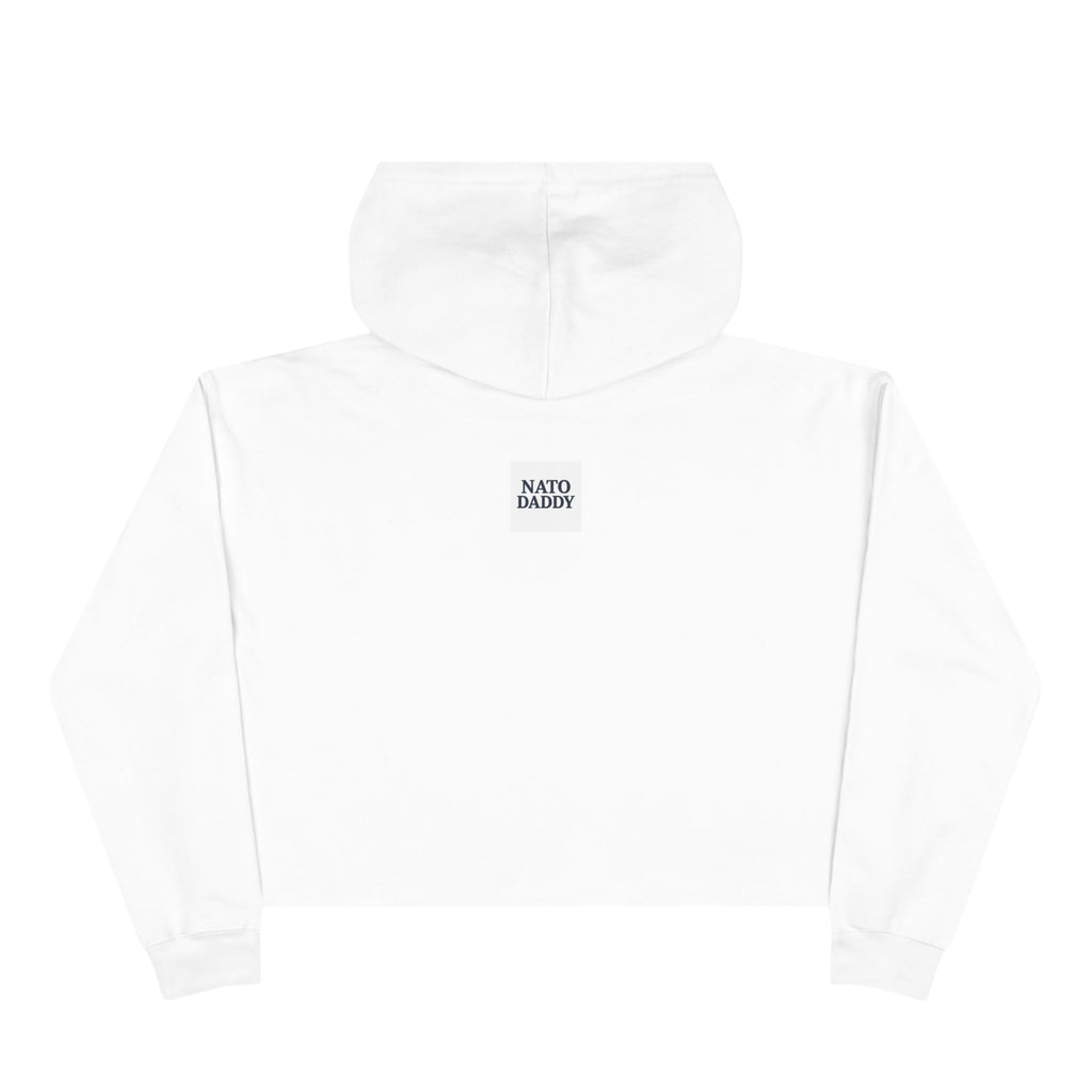 Empowering Crop Hoodie - Natodaddy Still Standing, Feminist Apparel, Social Justice Wear, Unique Gift, Inspiring Fashion
