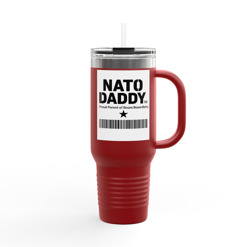 Nato Daddy Insulated Travel Mug | 40oz Dad Coffee Cup | Perfect for Gifts | Personalized Cooler Mug | Father's Day Essential