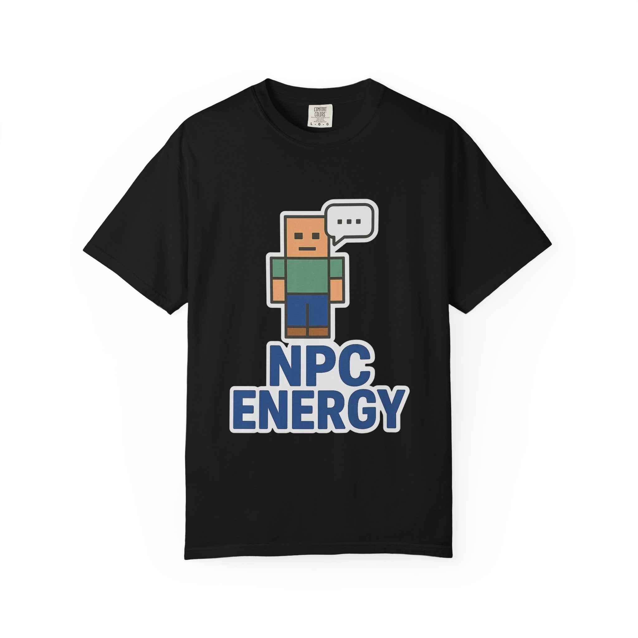 Unisex NPC Energy T-Shirt, Gamer Tee, Perfect Gift for Gamers, Casual Wear, Fun Video Game Apparel