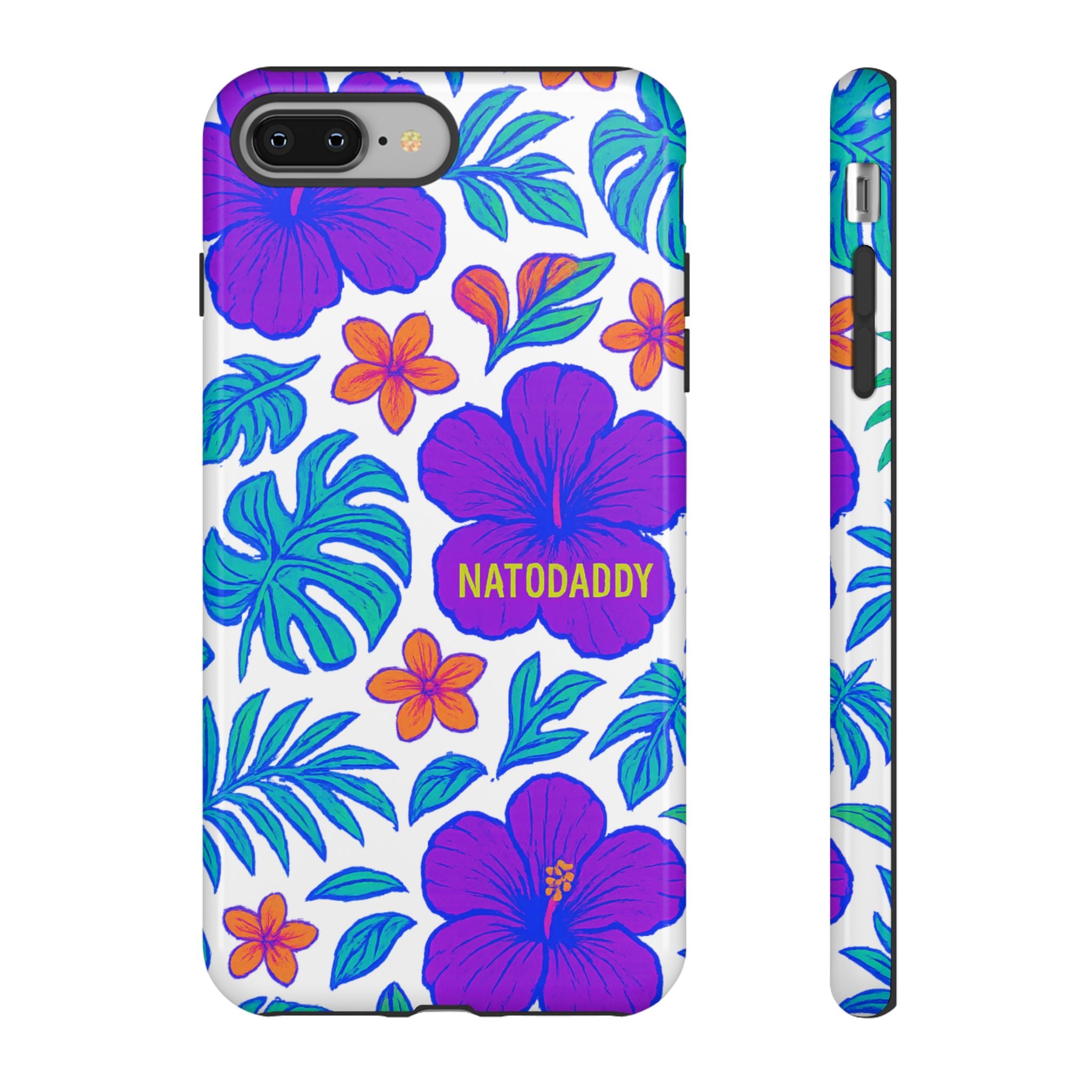 Tropical Phone Case | Tough Cases with Floral Design, Gift for Him/Her, Summer Vibe, Phone Accessory, Cute Design