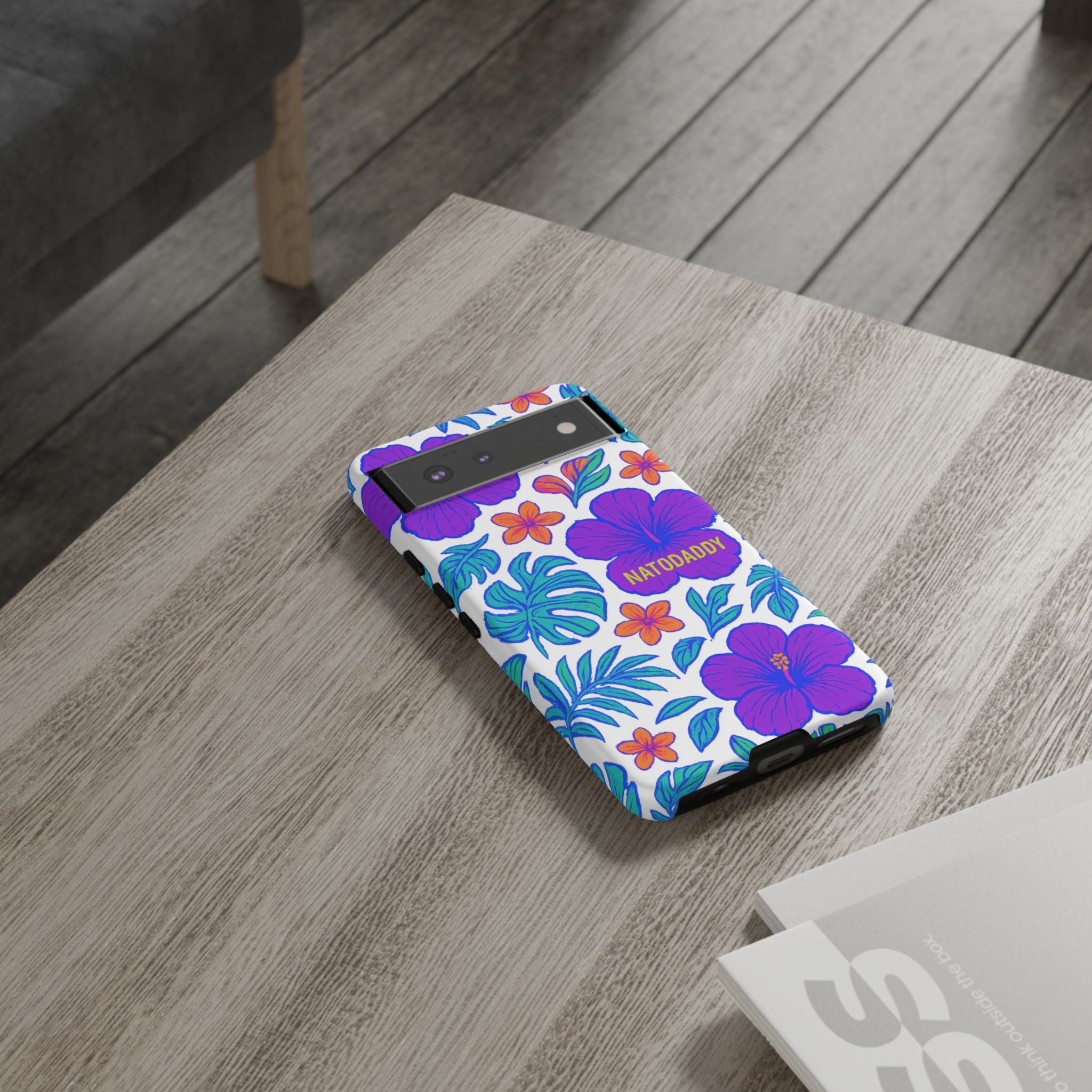 Tropical Phone Case | Tough Cases with Floral Design, Gift for Him/Her, Summer Vibe, Phone Accessory, Cute Design
