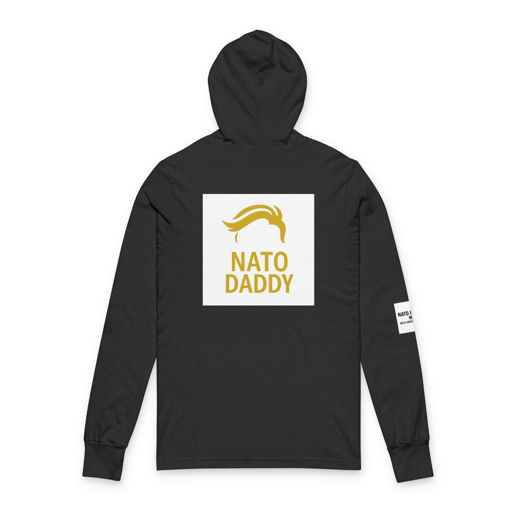 Nato Daddy Hoodie: Unisex Long Sleeve Tee, Fun Gift for Dads, Casual Wear, Father's Day, Family Events, Graphic Tee
