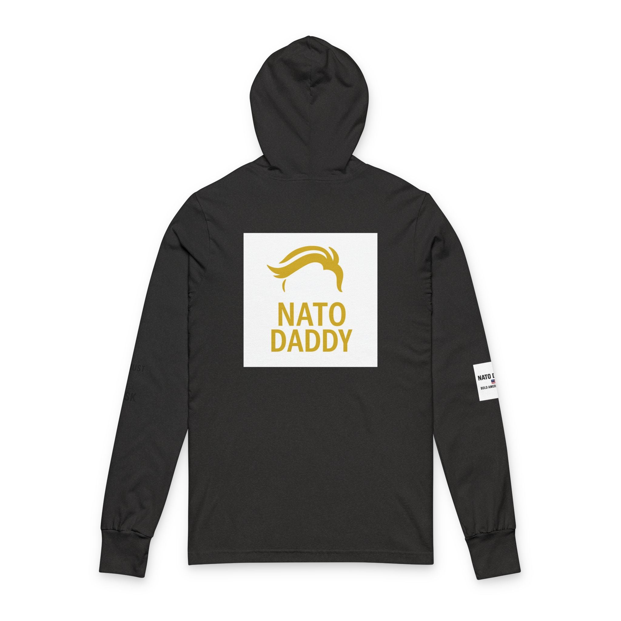 Nato Daddy Hoodie: Unisex Long Sleeve Tee, Fun Gift for Dads, Casual Wear, Father's Day, Family Events, Graphic Tee