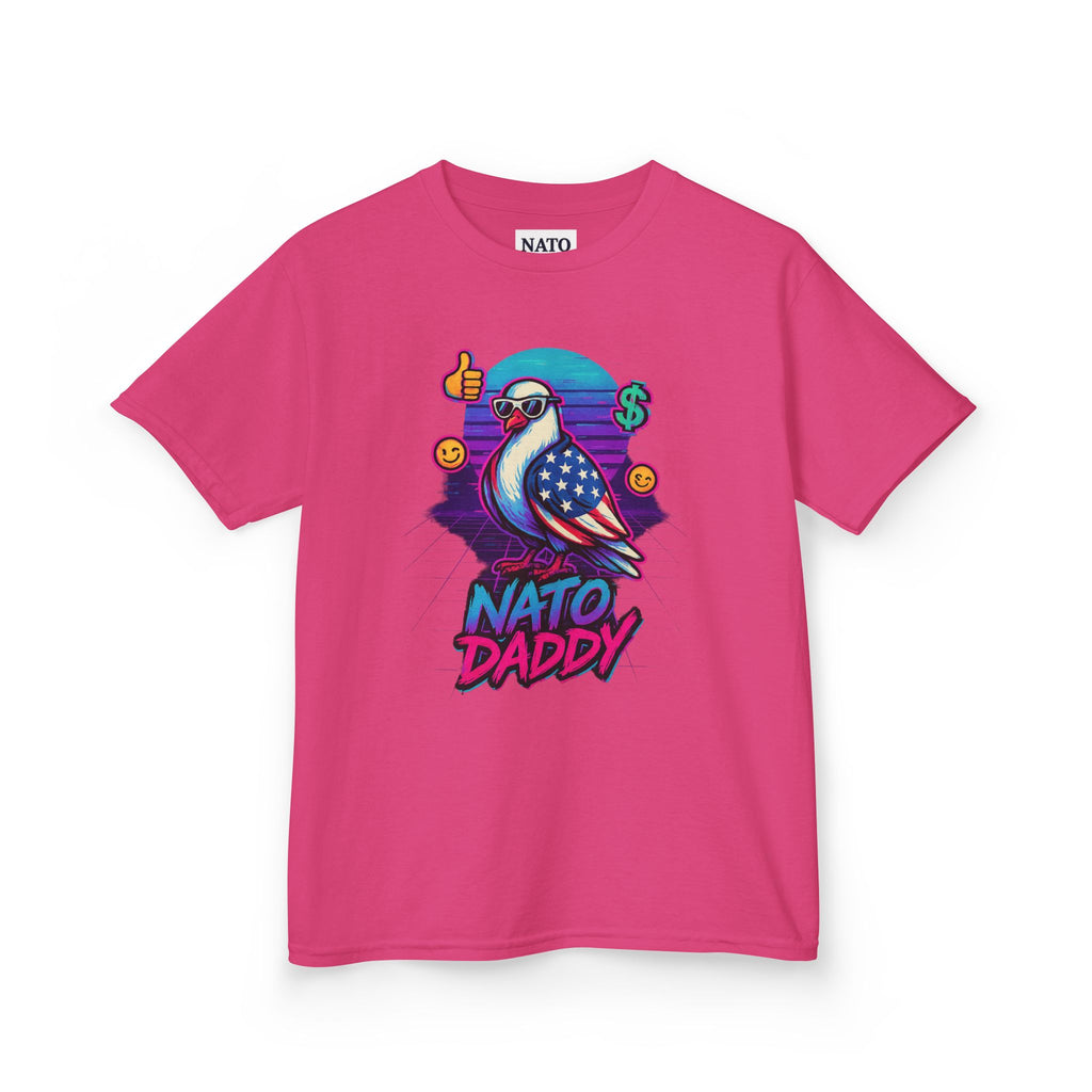 Colorful Kids Heavy Cotton™ Tee - Fun Graphic Tee, Bird Design, Gift for Kids, Casual Wear, Birthday Gift, Summer Outfits