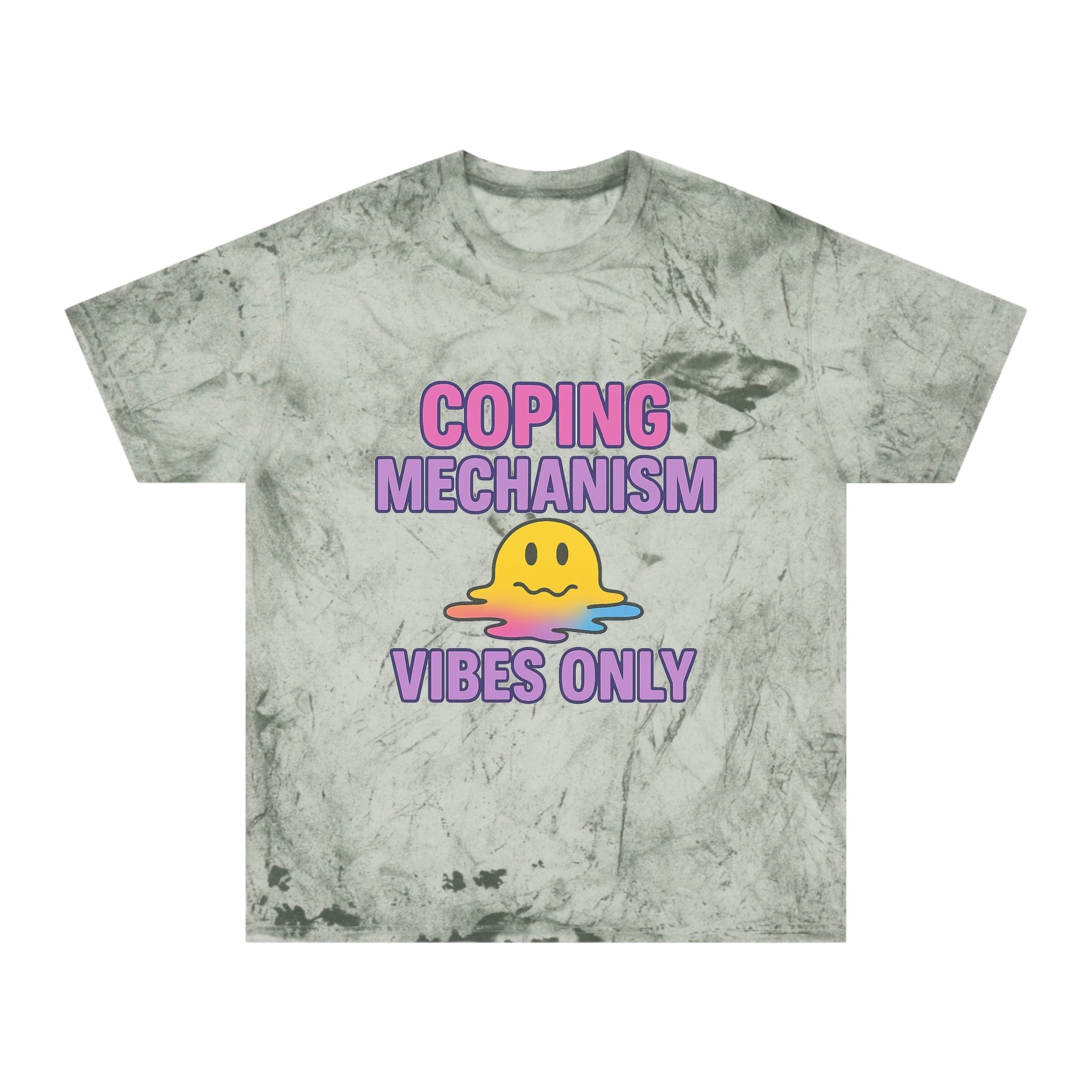 Colorful Coping Mechanism T-Shirt, Summer Casual Wear, Gift for Mental Health Awareness, Mood Boosting Apparel, Unisex Fashion