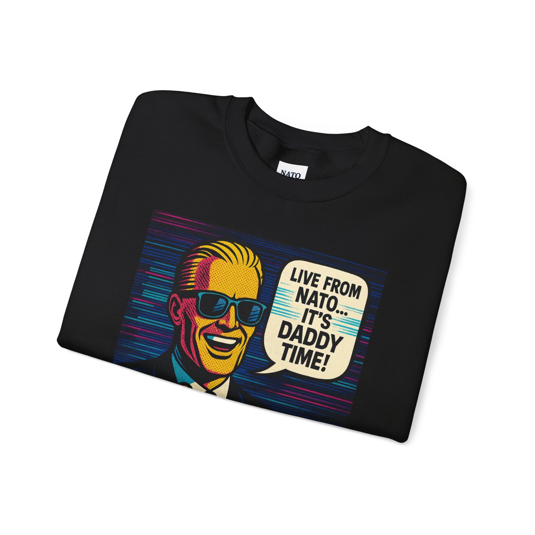 NATODADDY Humor Crewneck Sweatshirt, Unisex Sweatshirt, Funny Gift for Dads, Dad Humor Apparel, Casual Wear for Holidays