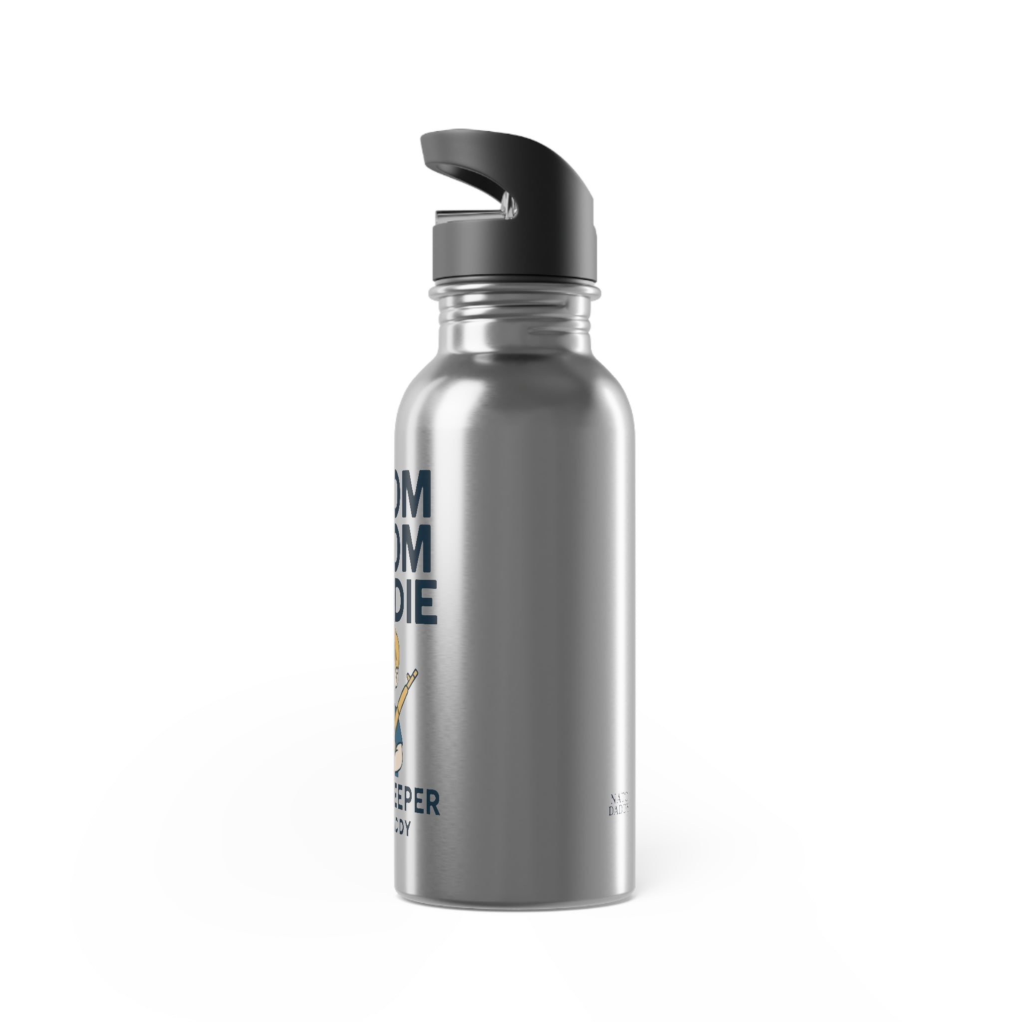 BOOM BOOM BADDIE Stainless Steel Water Bottle: Perfect for Adventures, Camping, Gifts, Kids, Hydration