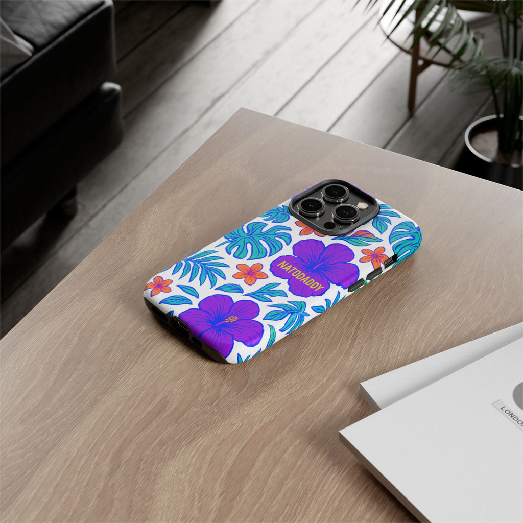 Tropical Phone Case | Tough Cases with Floral Design, Gift for Him/Her, Summer Vibe, Phone Accessory, Cute Design