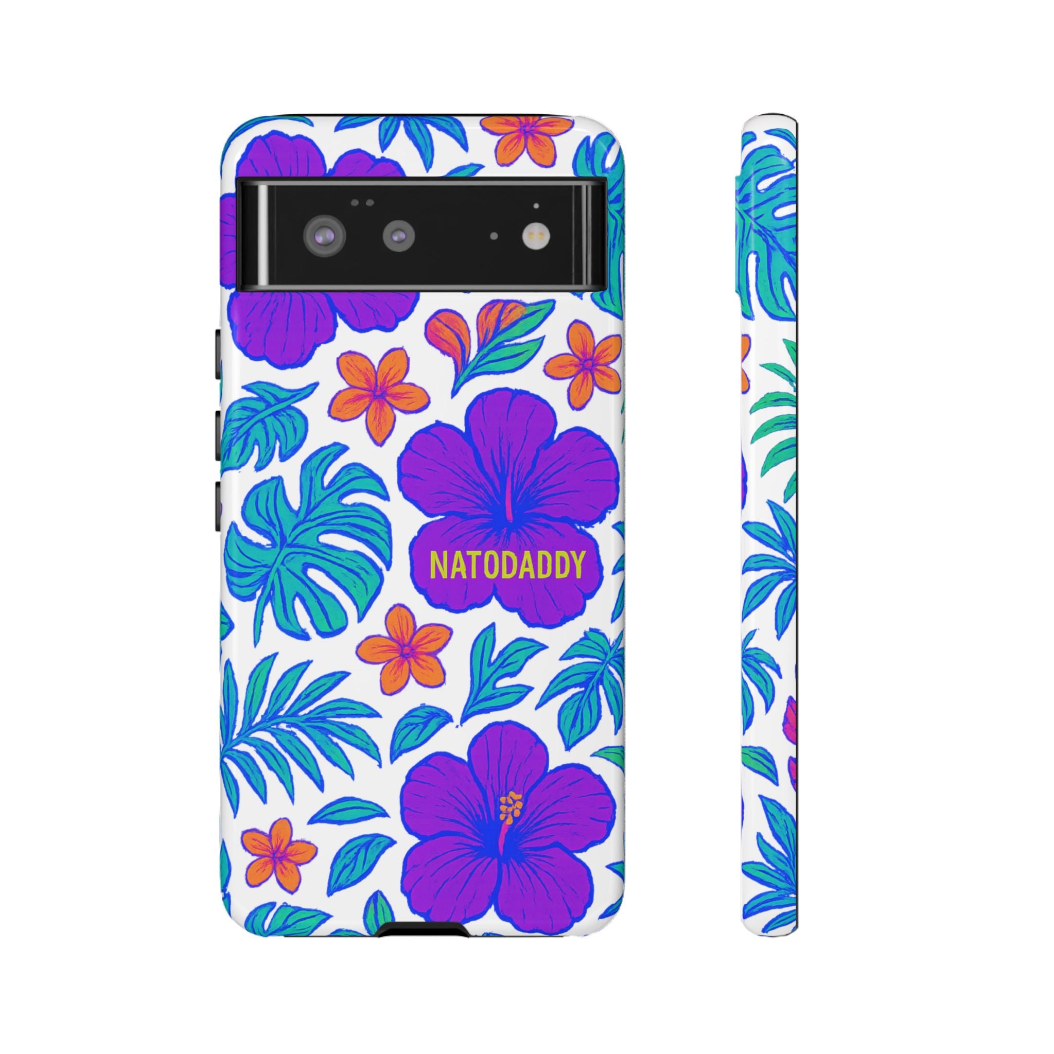 Tropical Phone Case | Tough Cases with Floral Design, Gift for Him/Her, Summer Vibe, Phone Accessory, Cute Design