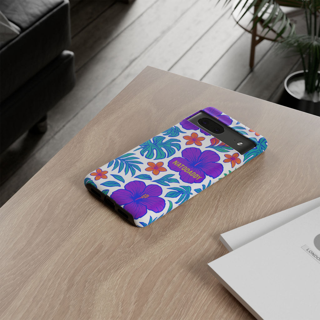 Tropical Phone Case | Tough Cases with Floral Design, Gift for Him/Her, Summer Vibe, Phone Accessory, Cute Design