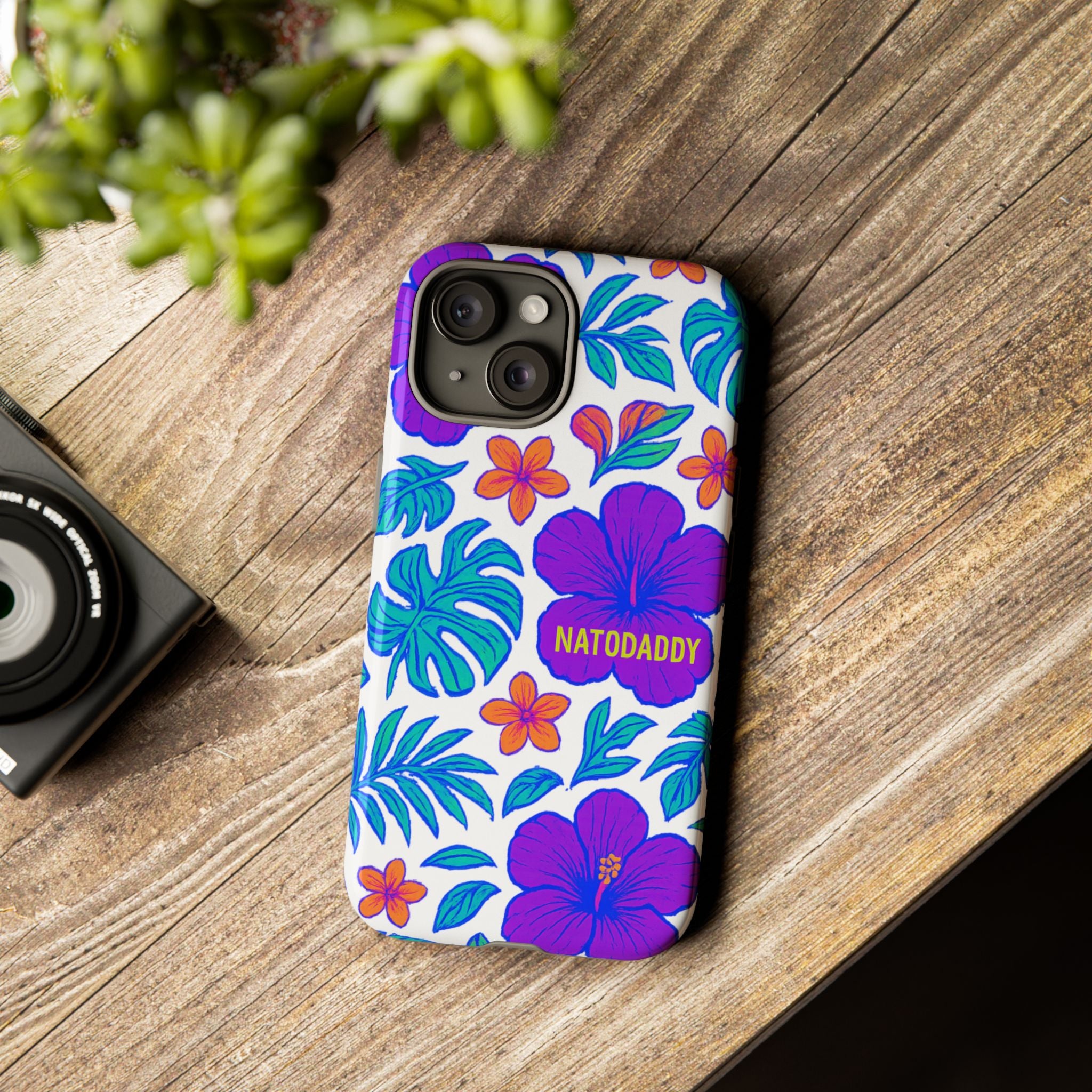 Tropical Phone Case | Tough Cases with Floral Design, Gift for Him/Her, Summer Vibe, Phone Accessory, Cute Design
