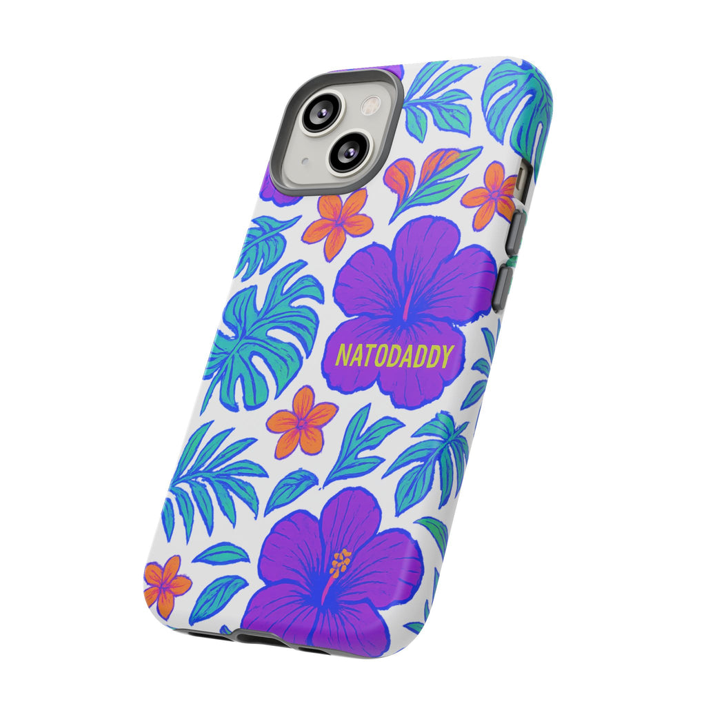 Tropical Phone Case | Tough Cases with Floral Design, Gift for Him/Her, Summer Vibe, Phone Accessory, Cute Design